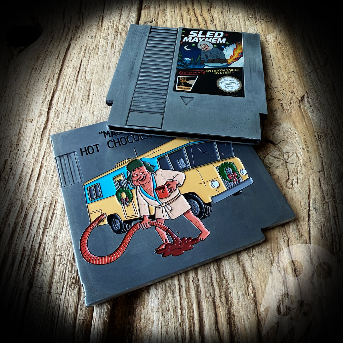 NES Coin - Sled Mayhem - National Lampoon's Christmas Vacation Christmas NES Game Coin