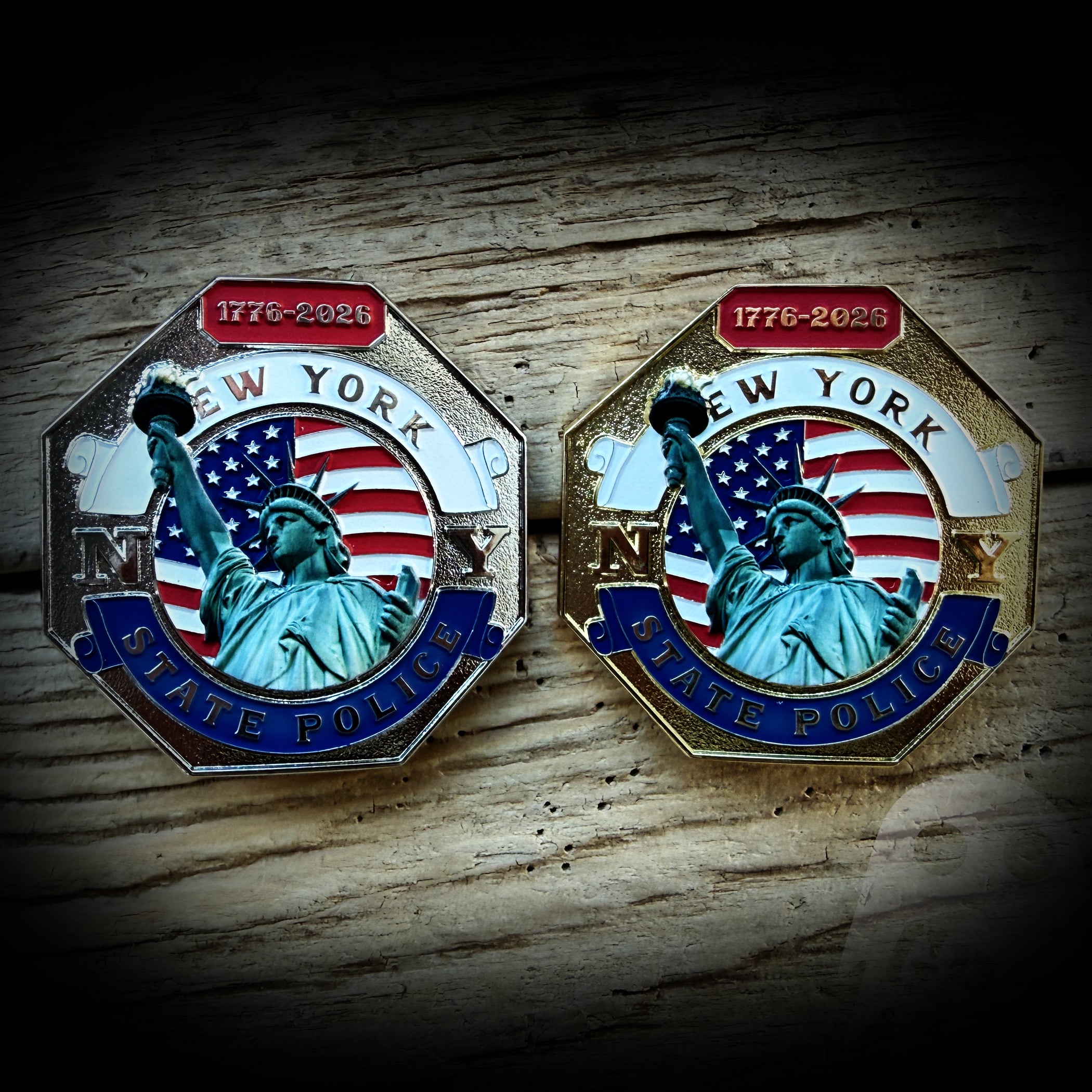 Badge America 250 - New York State Police Commemorative 250th Anniversary of America Badge