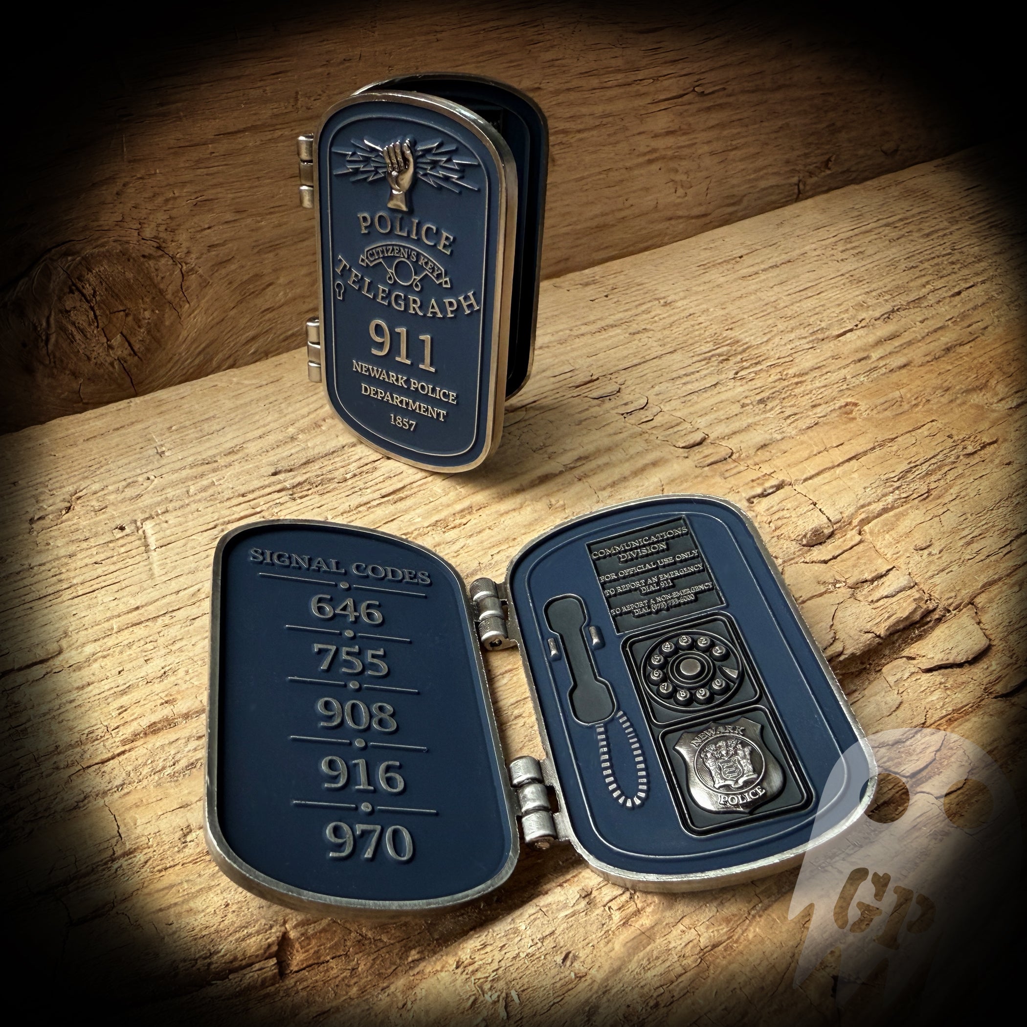 Newark, NJ PD 911 Communications Phone Box Coin