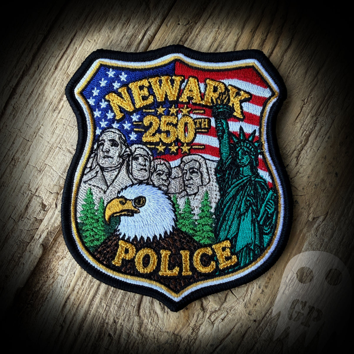 250th America - Newark, NJ PD 250th Anniversary of America Patch