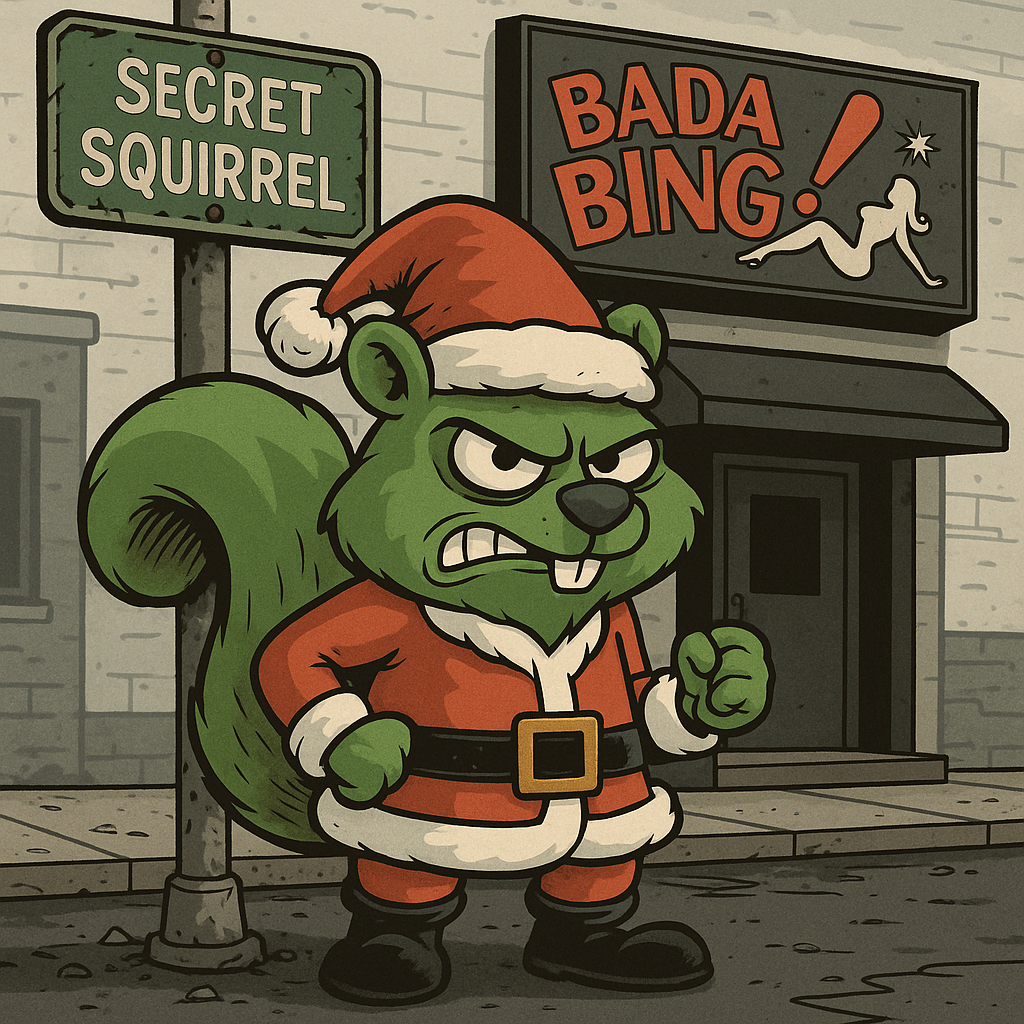 2025 Christmas - Newark, NJ PD 2025 Christmas SECRET SQUIRREL Patch (NOT PHOTO SHOWN)