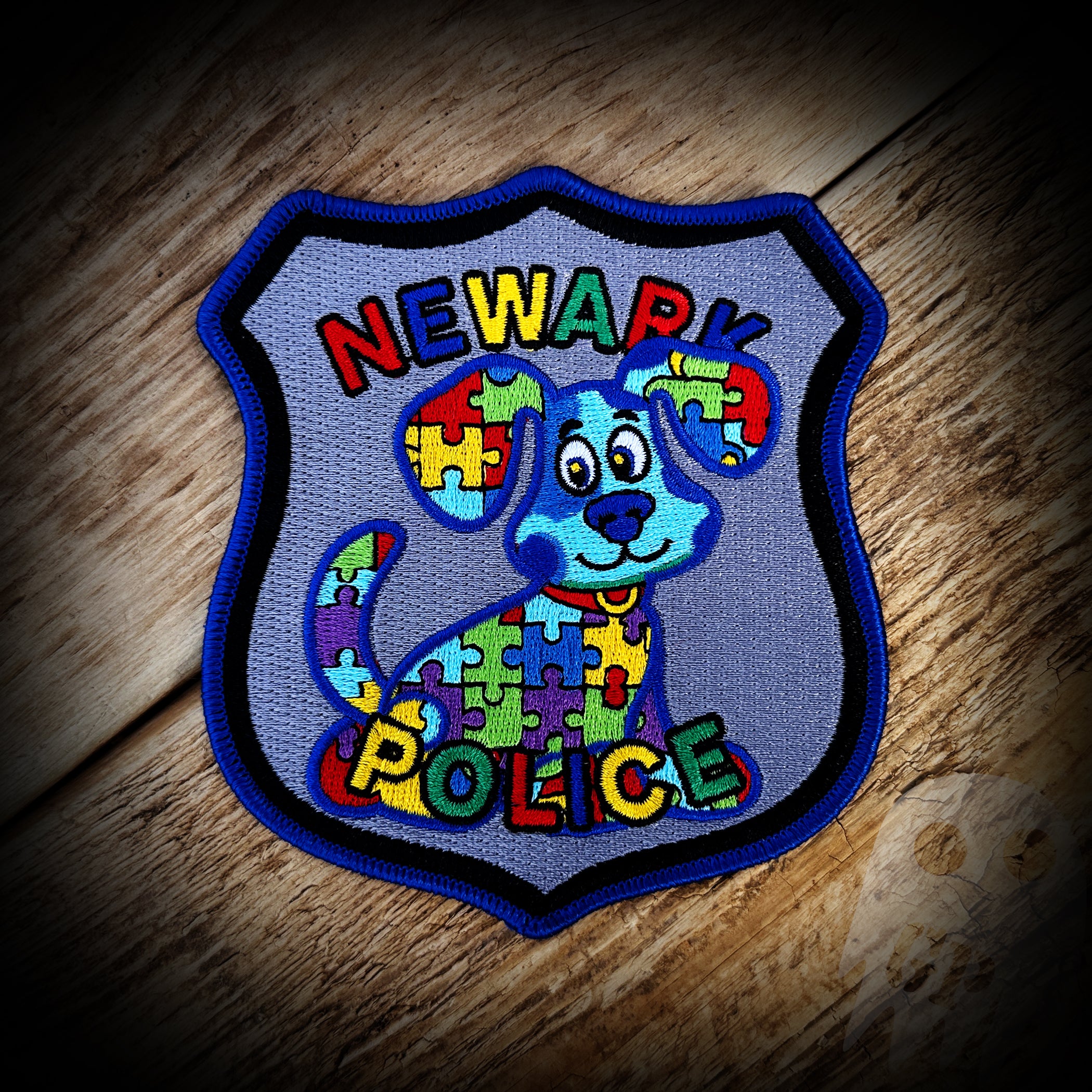 2024 Autism Dog - Newark, NJ PD 2024 Autism Fundraiser Patch