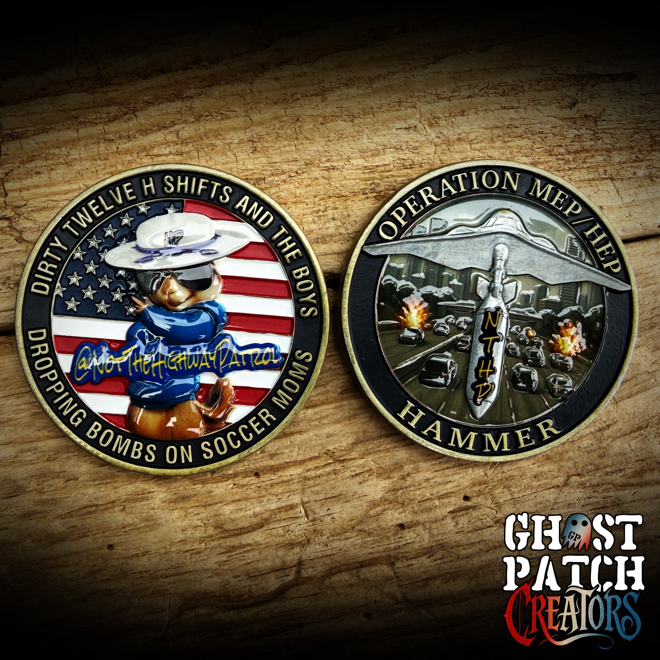 FUNDRAISER - @NotTheHighwayPatrol Operation MEP / HEP Hammer Coin