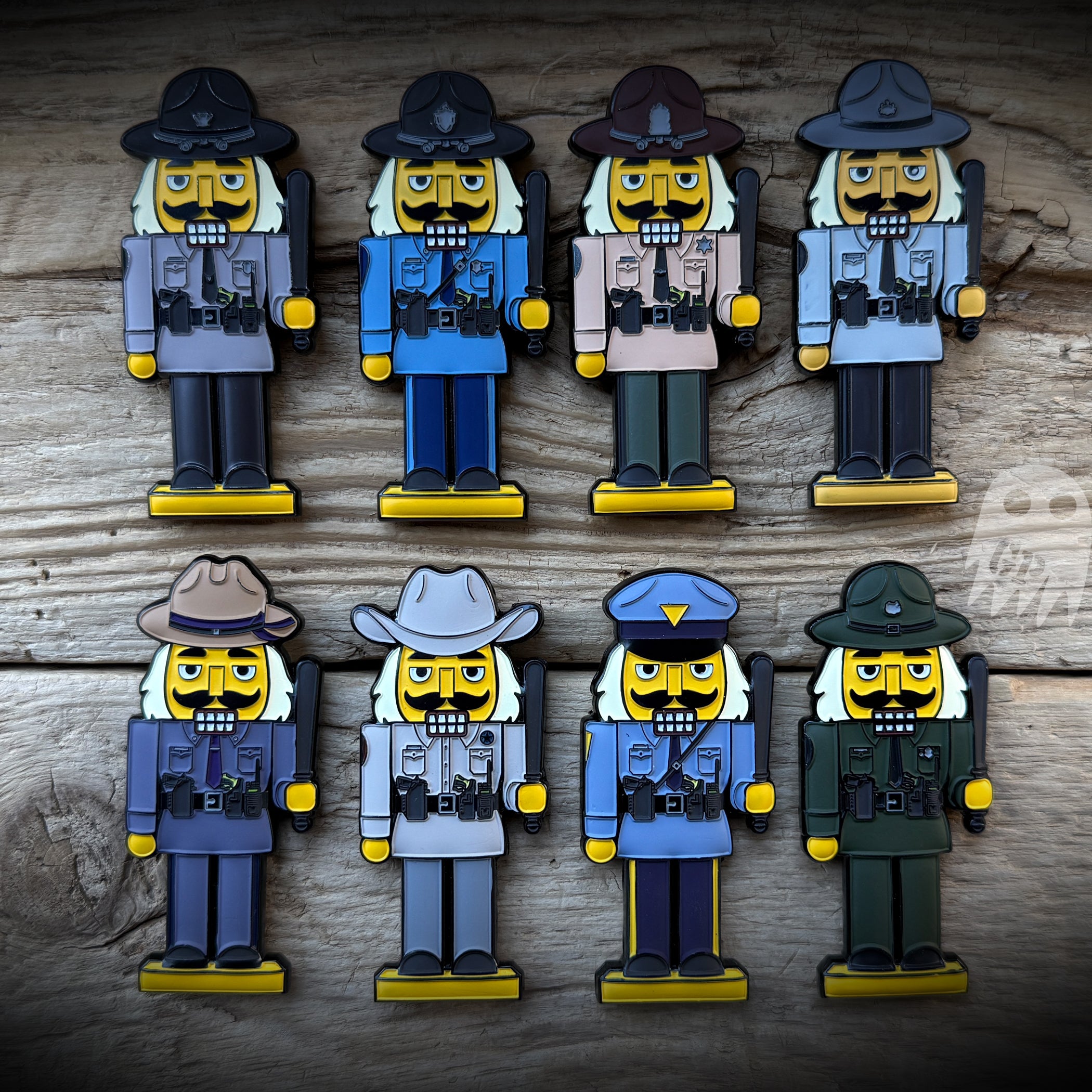 Christmas Nutcracker State Police Characters Coins