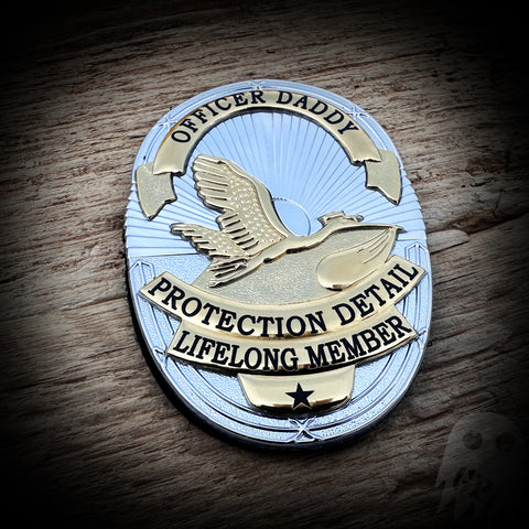 Officer Daddy Protection Detail Badge - FlexShield