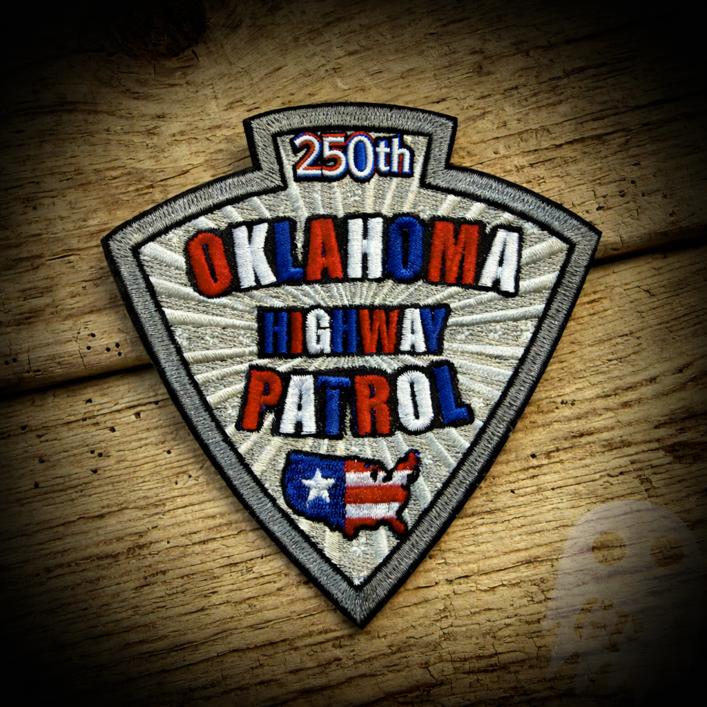 250th America PATCH - Oklahoma Highway Patrol Commemorative 250th Anniversary of America Patch