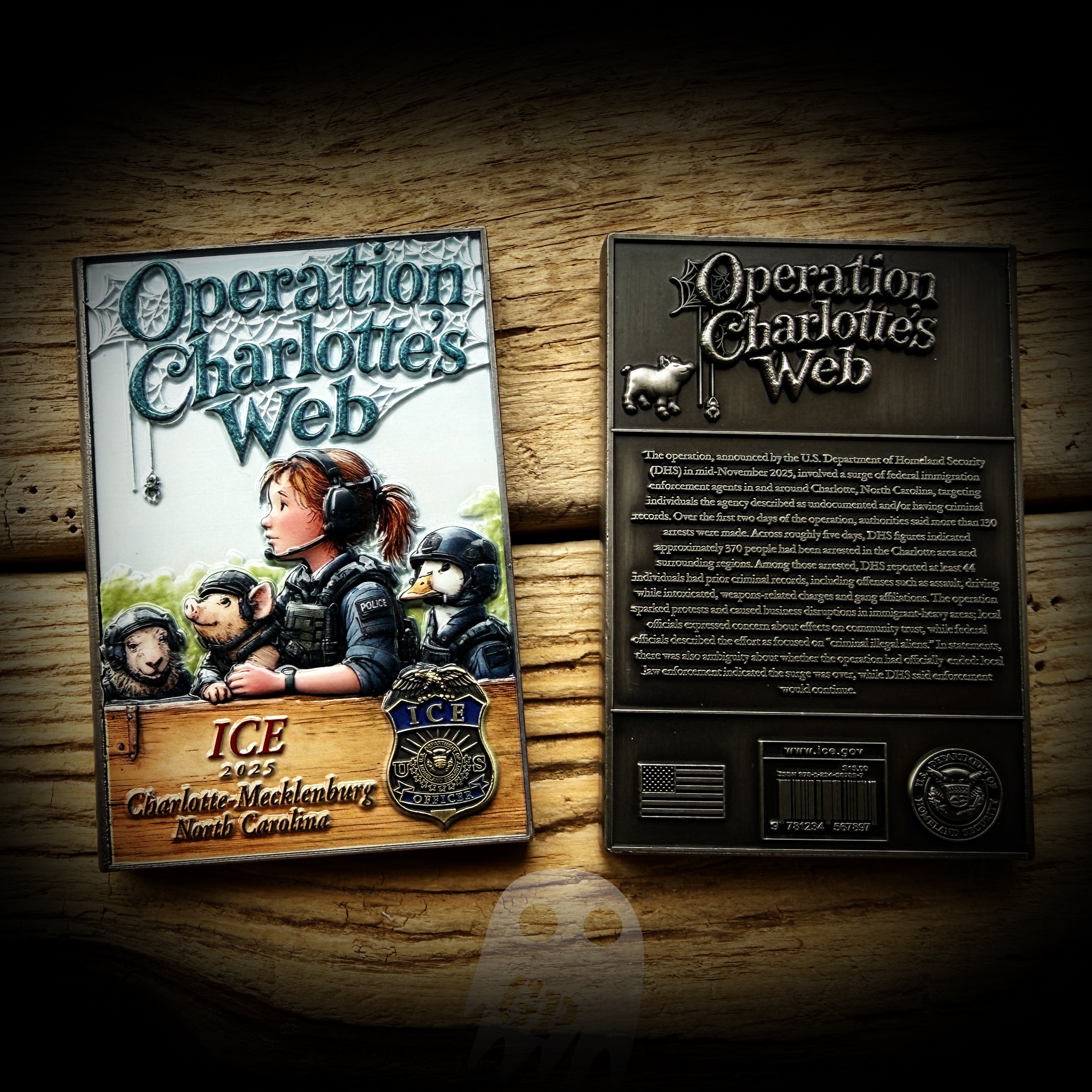 ICE - Operation Charlotte's Web ICE Coin