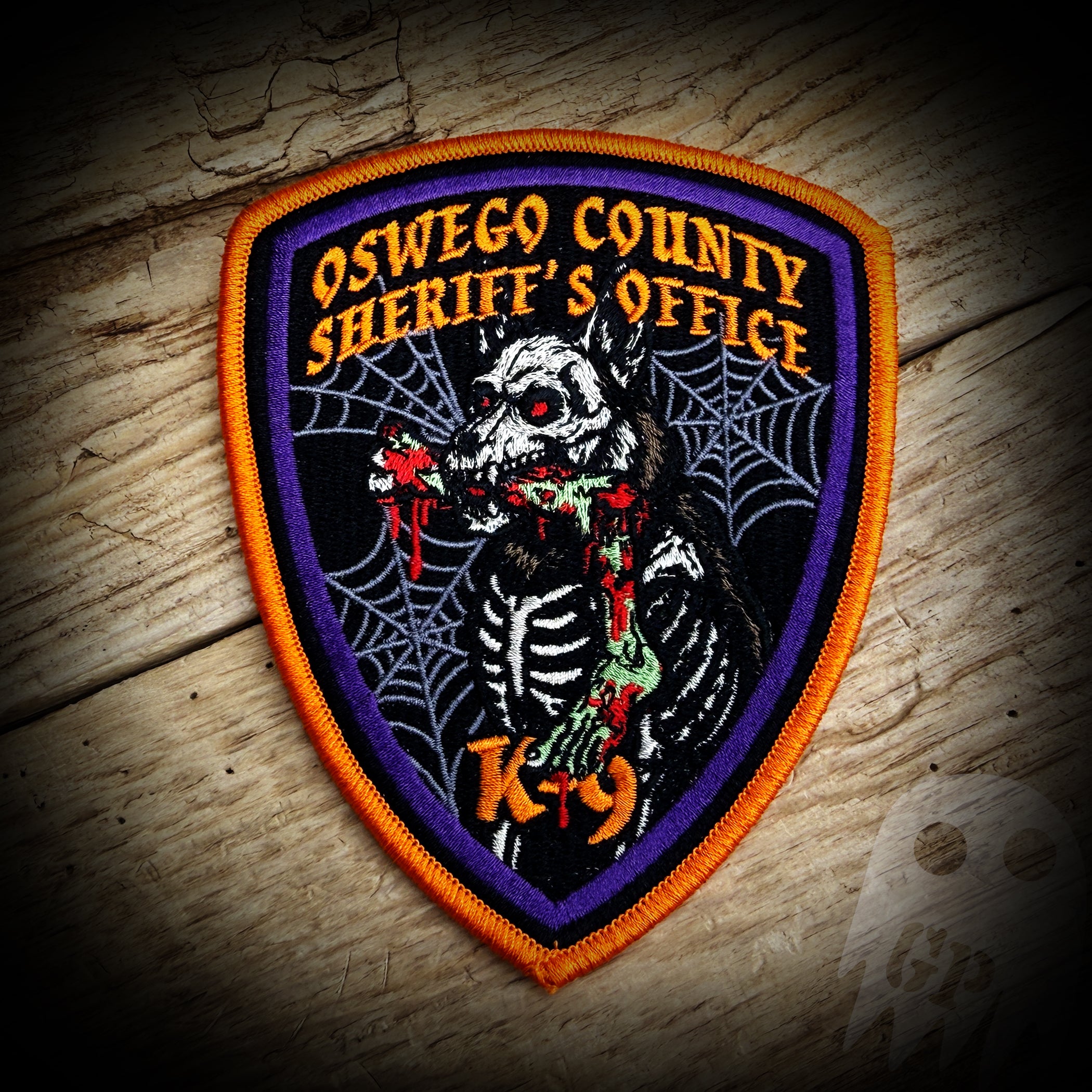 2025 Halloween - Oswego County, NY Sheriff K9 2025 Halloween Patch
