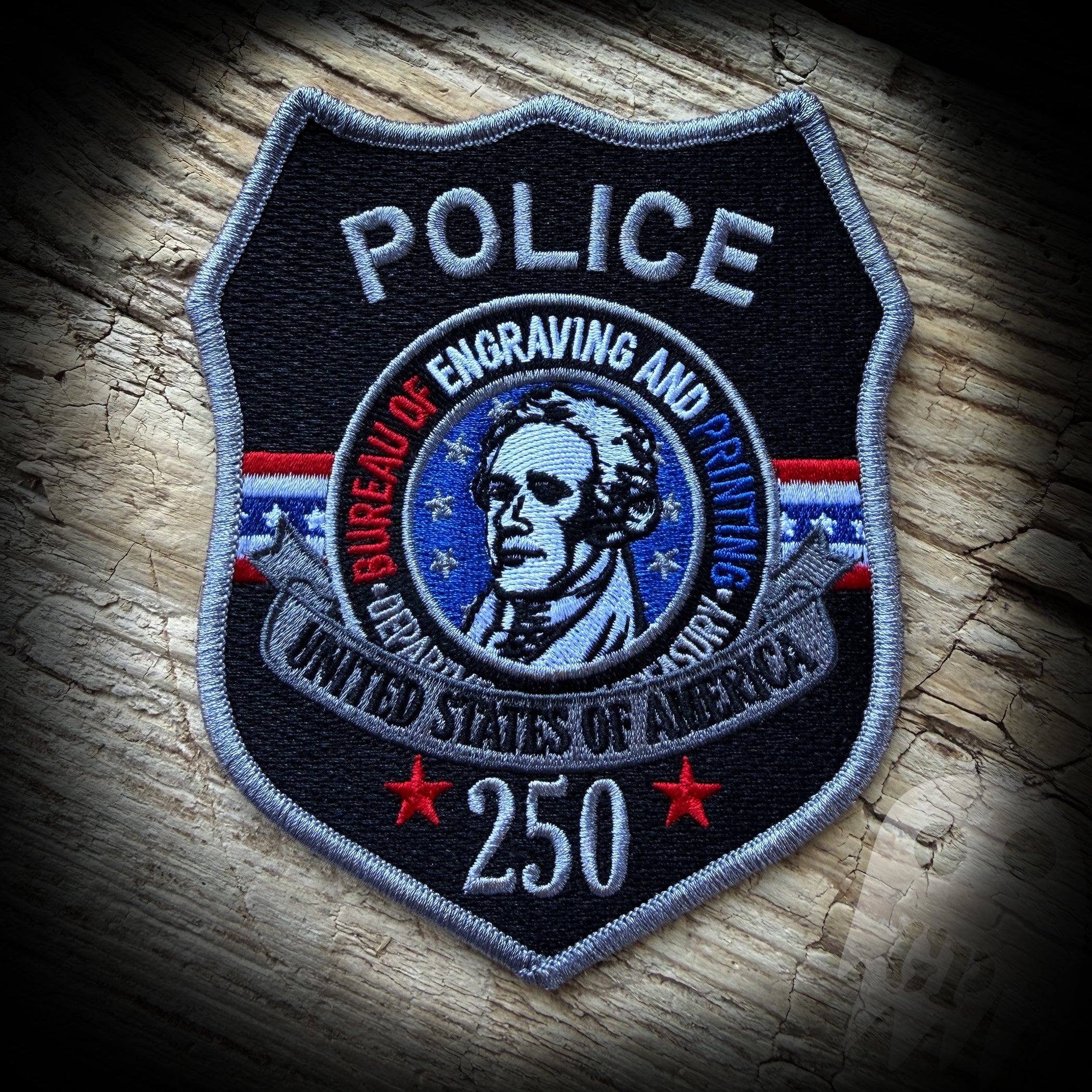 PATCH 250th America - Bureau of Engraving and Printing Police