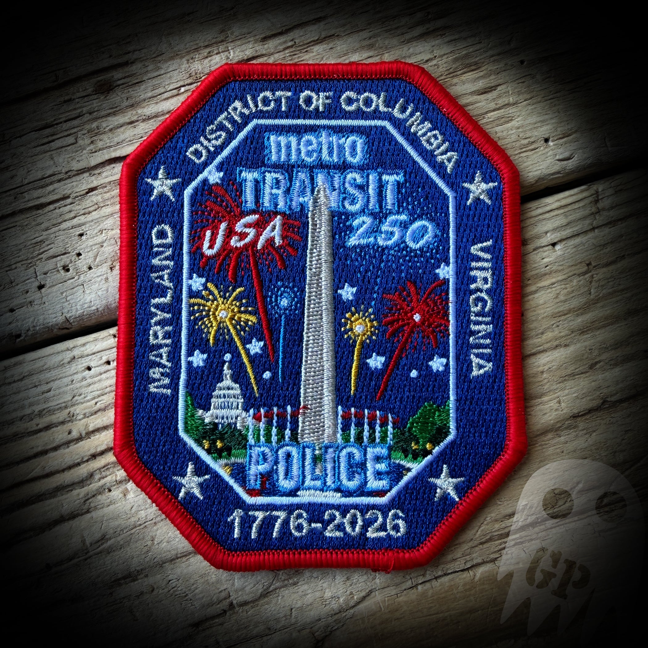 PATCH 250th America - DC Metro Transit Police 250th Anniversary of America Patch