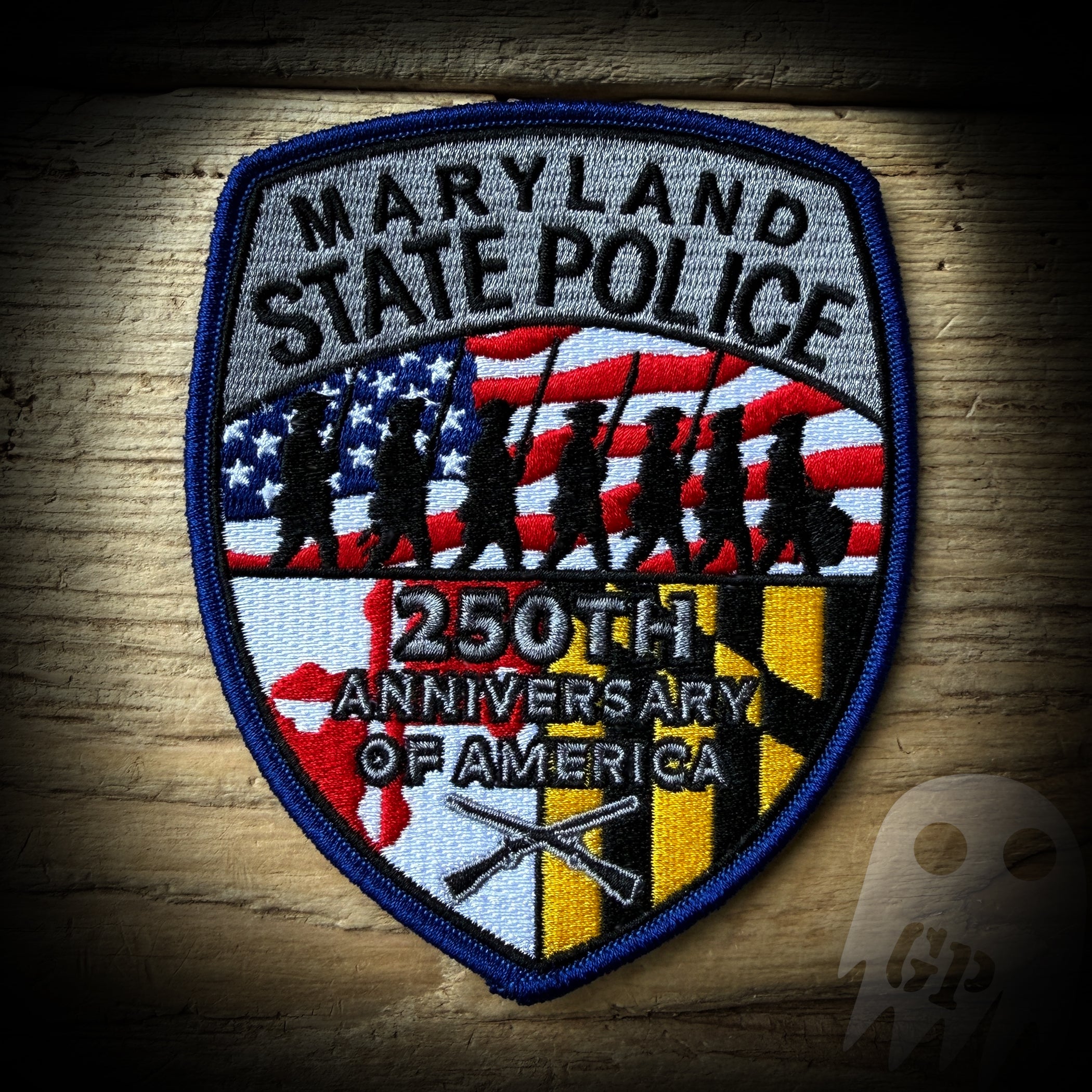 PATCH 250th America - Maryland State Police 250th Anniversary of America Patch