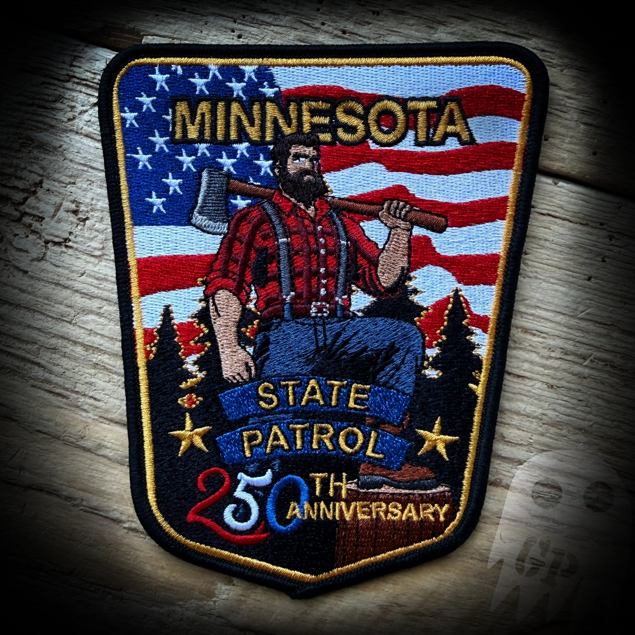 PATCH 250th America - Minnesota State Patrol 250th Anniversary of America Patch