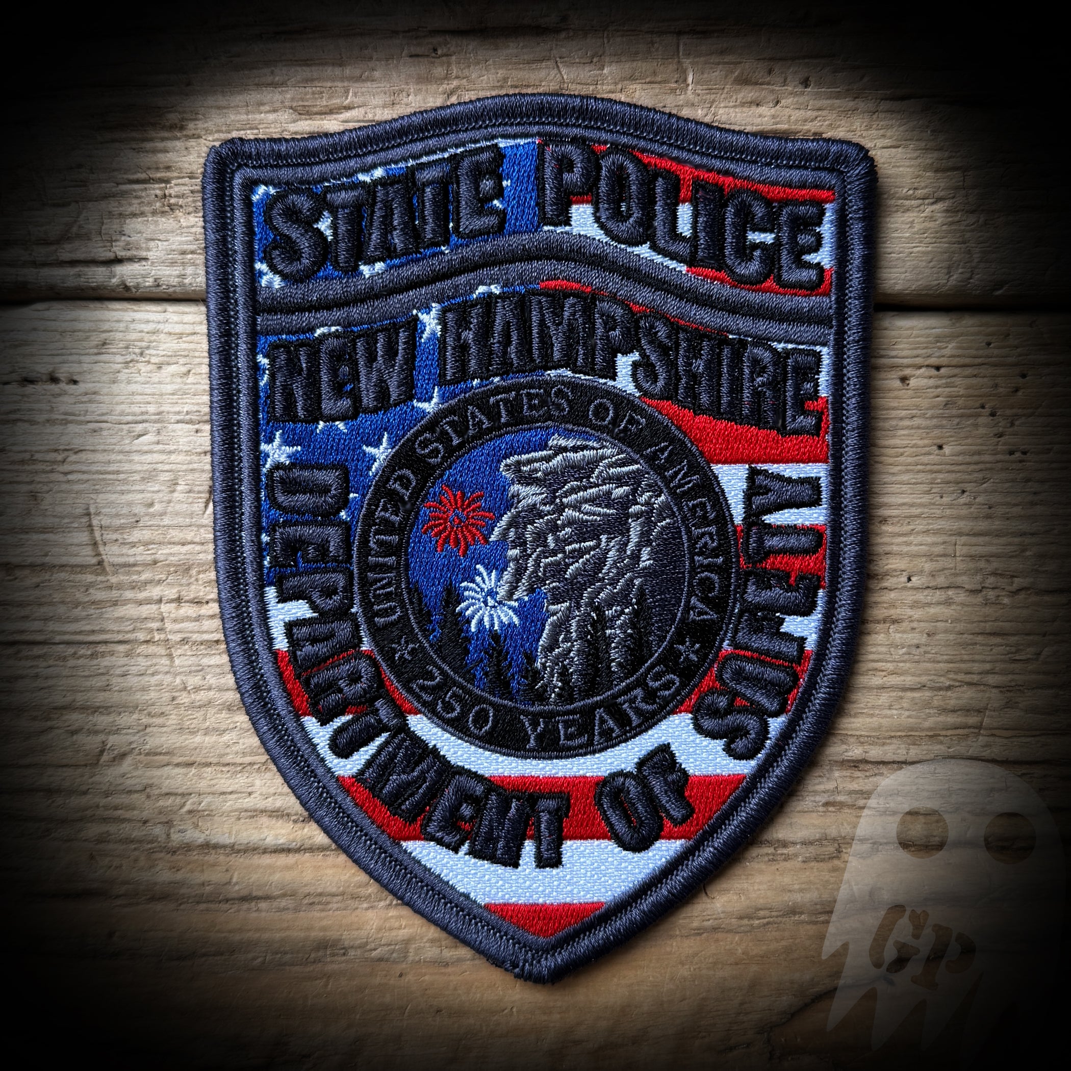 PATCH 250th America - New Hampshire State Police 250th Anniversary of America Patch