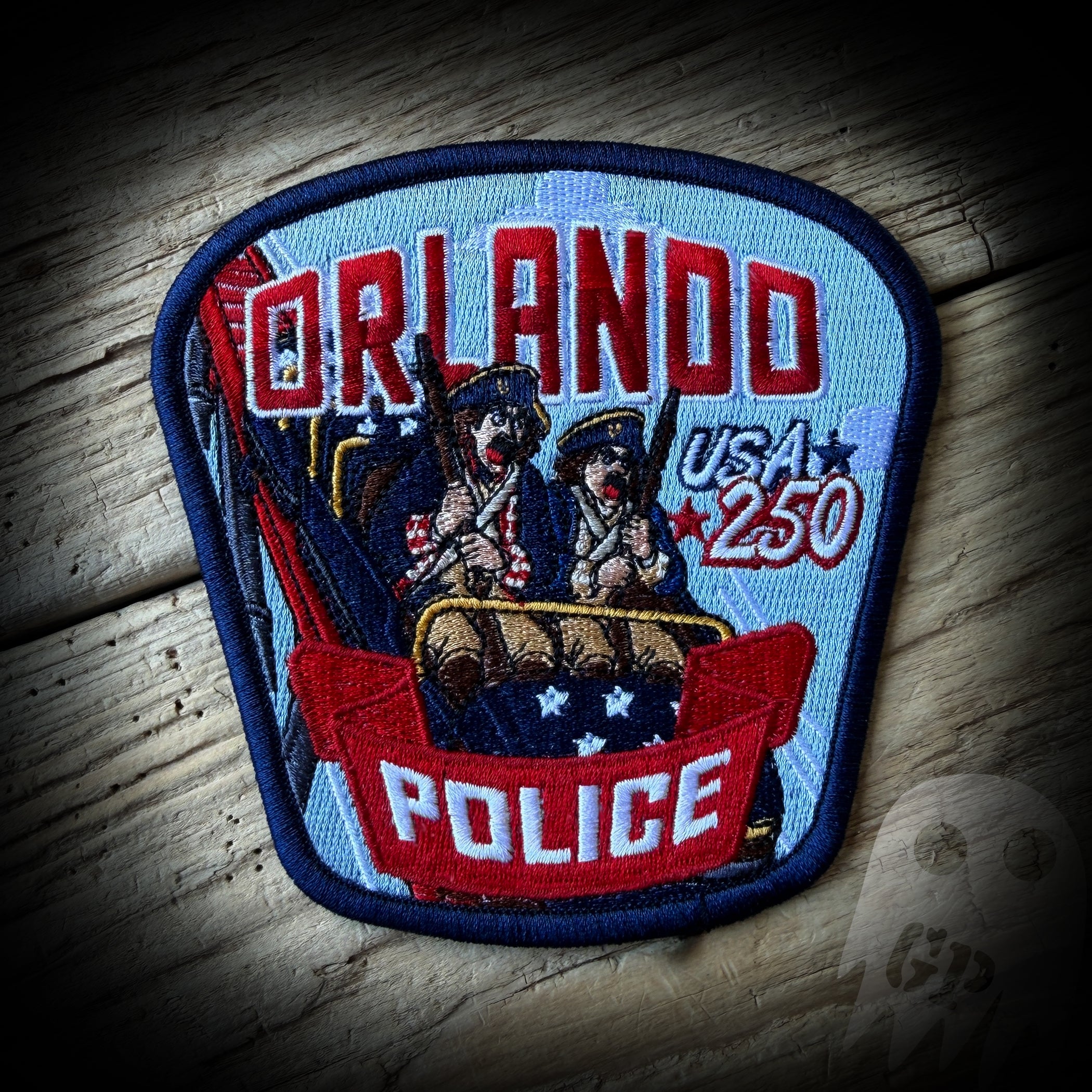 PATCH 250th America - Orlando, FL PD 250th Anniversary of America Patch