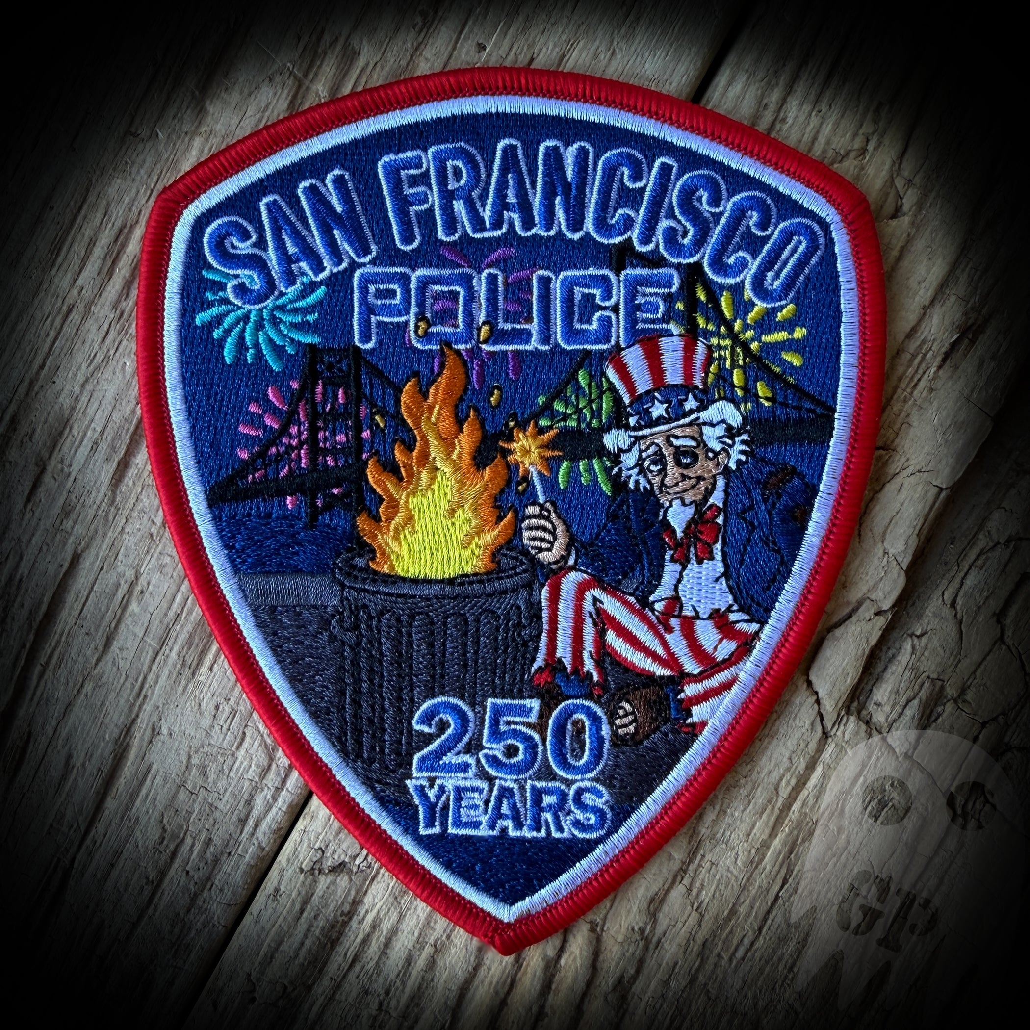 PATCH 250th America - San Francisco, CA PD 250th Anniversary of America Patch