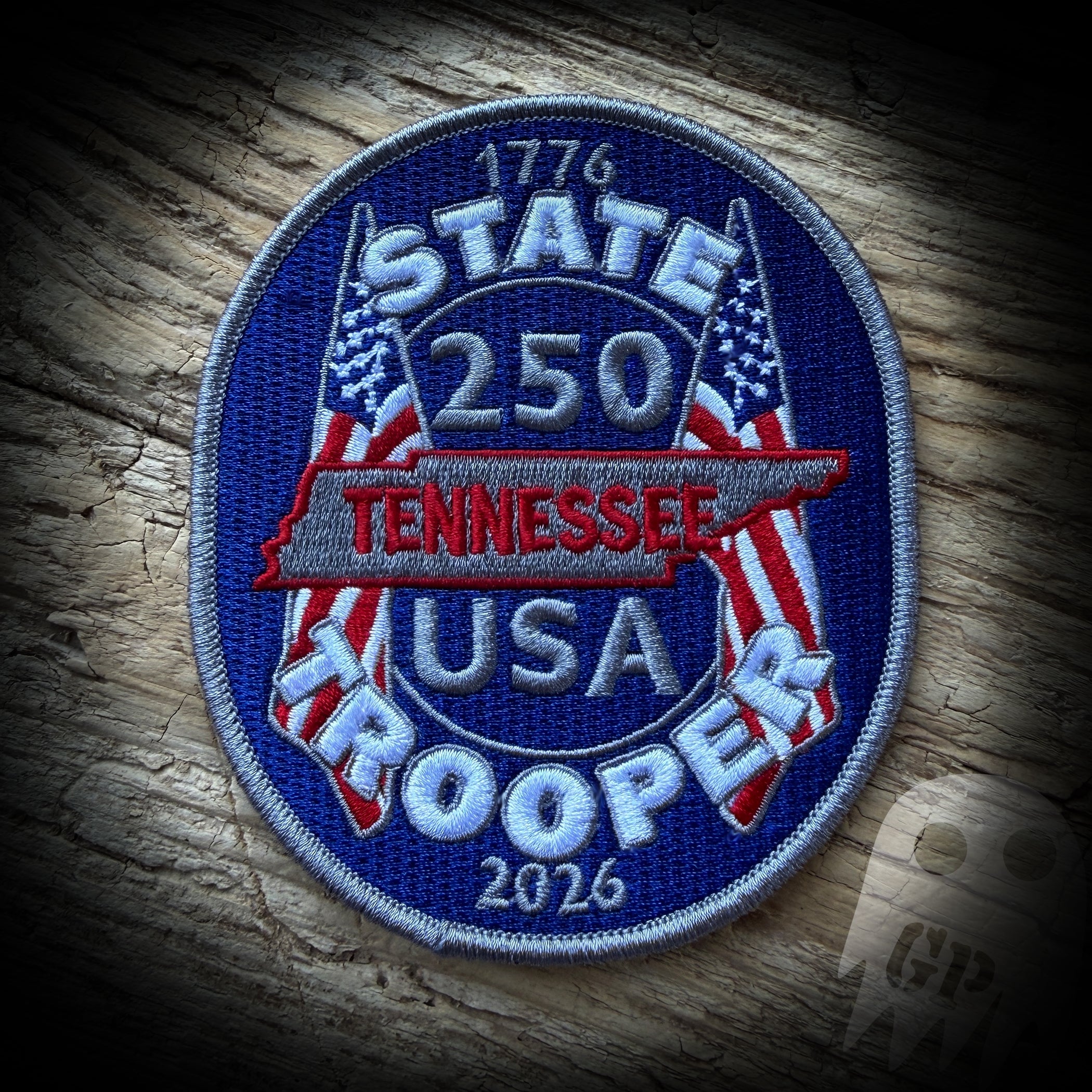 PATCH 250th America - Tennessee Highway Patrol State Trooper 250th Anniversary of America Patch