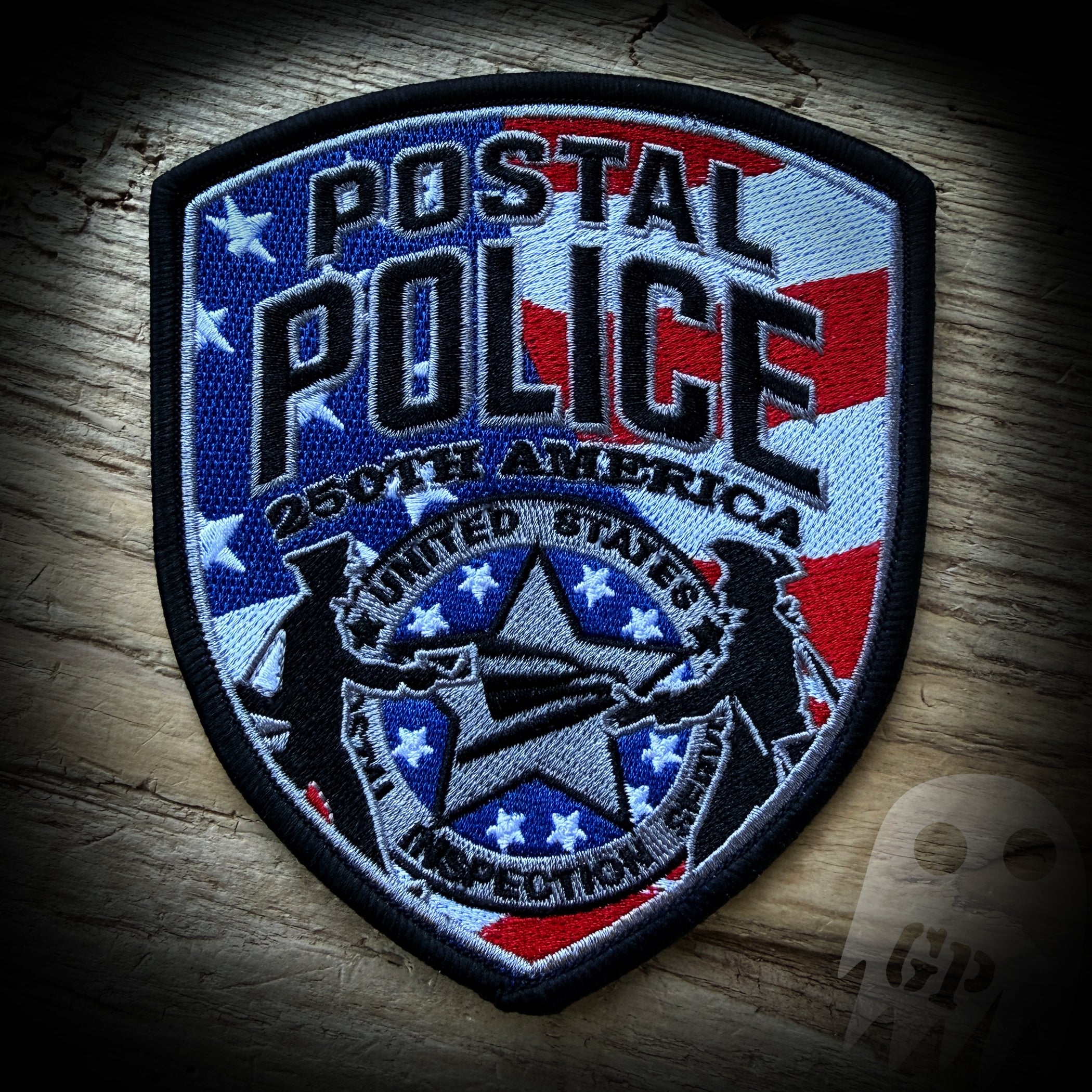 PATCH 250th America - US Postal Police 250th Anniversary of America Patch