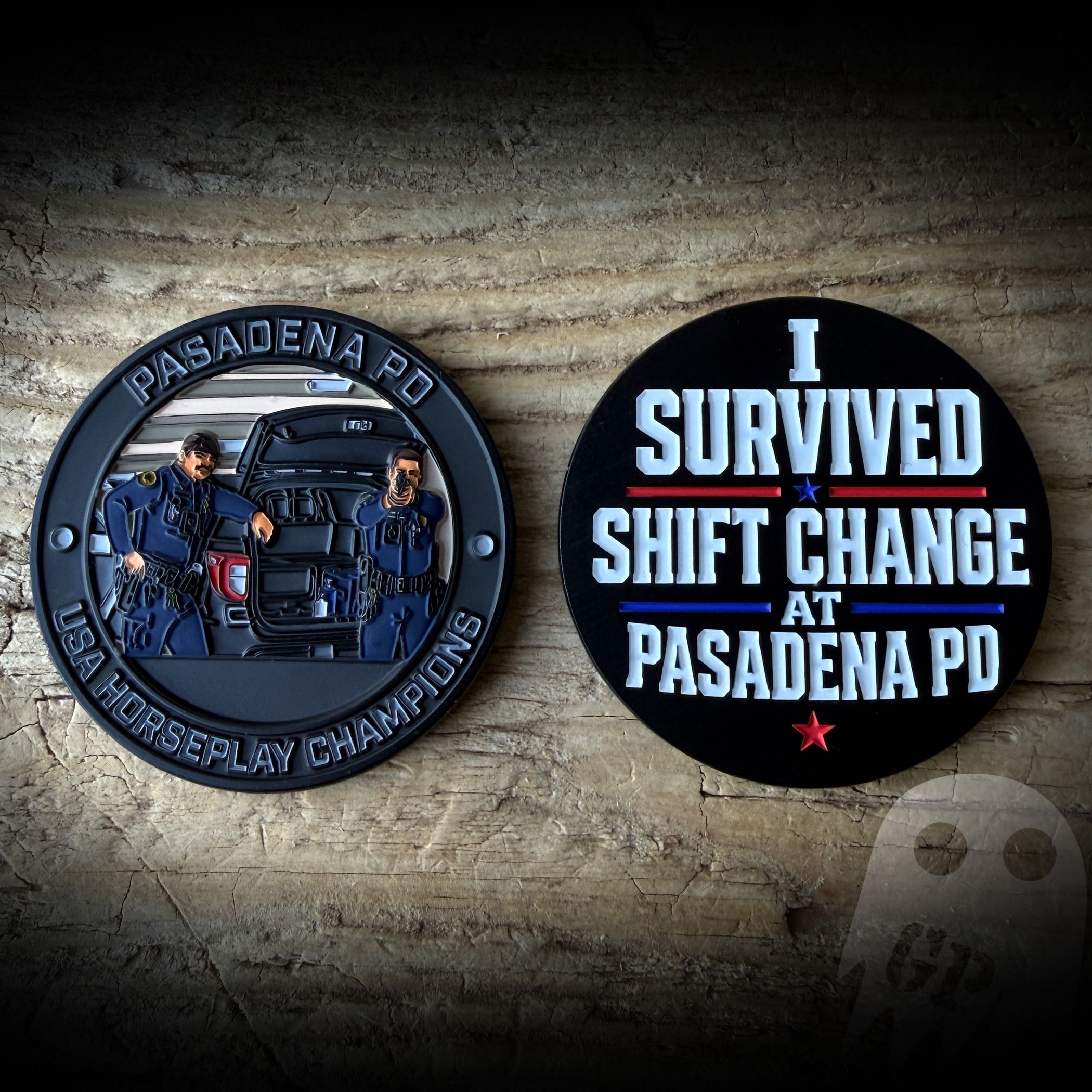 Horseplay Champions - I Survived the Shift Change at Pasadena PD Coin