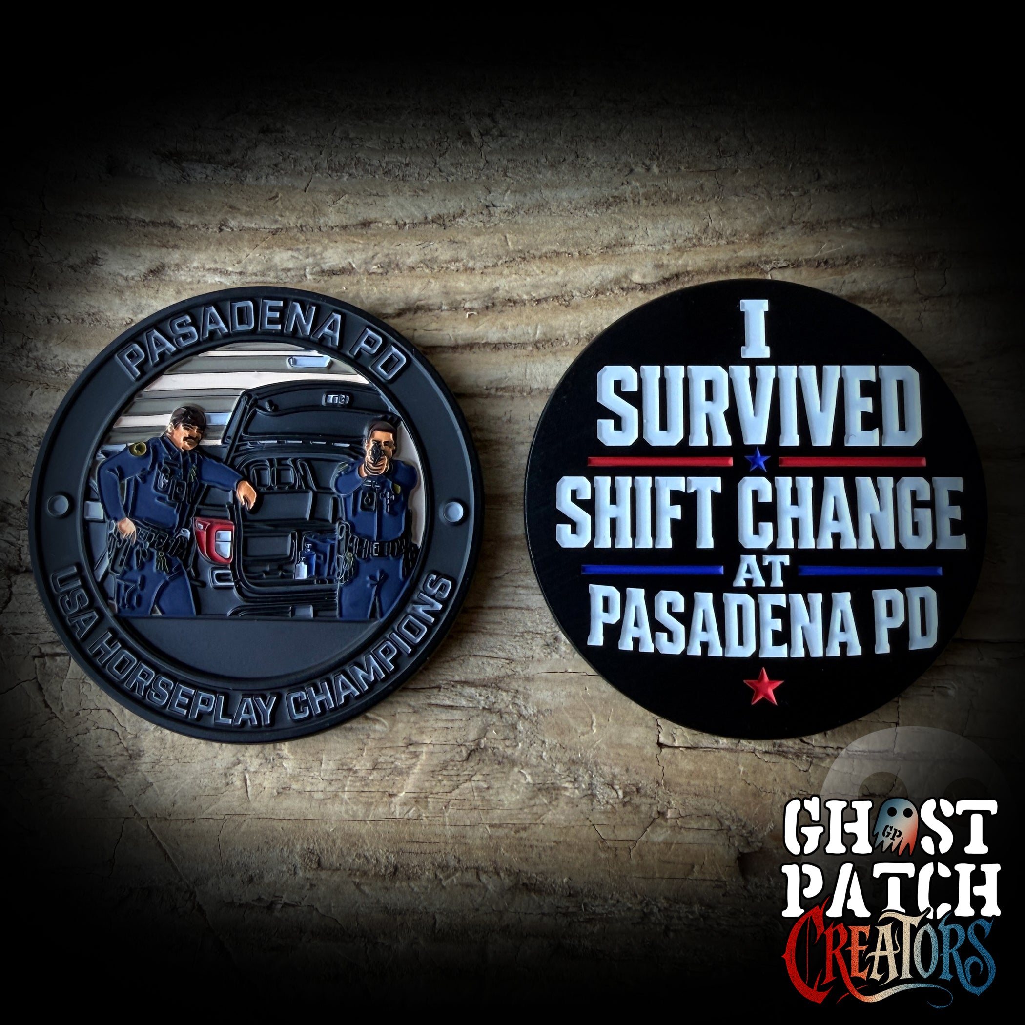 Horseplay Champions - I Survived the Shift Change at Pasadena PD Coin