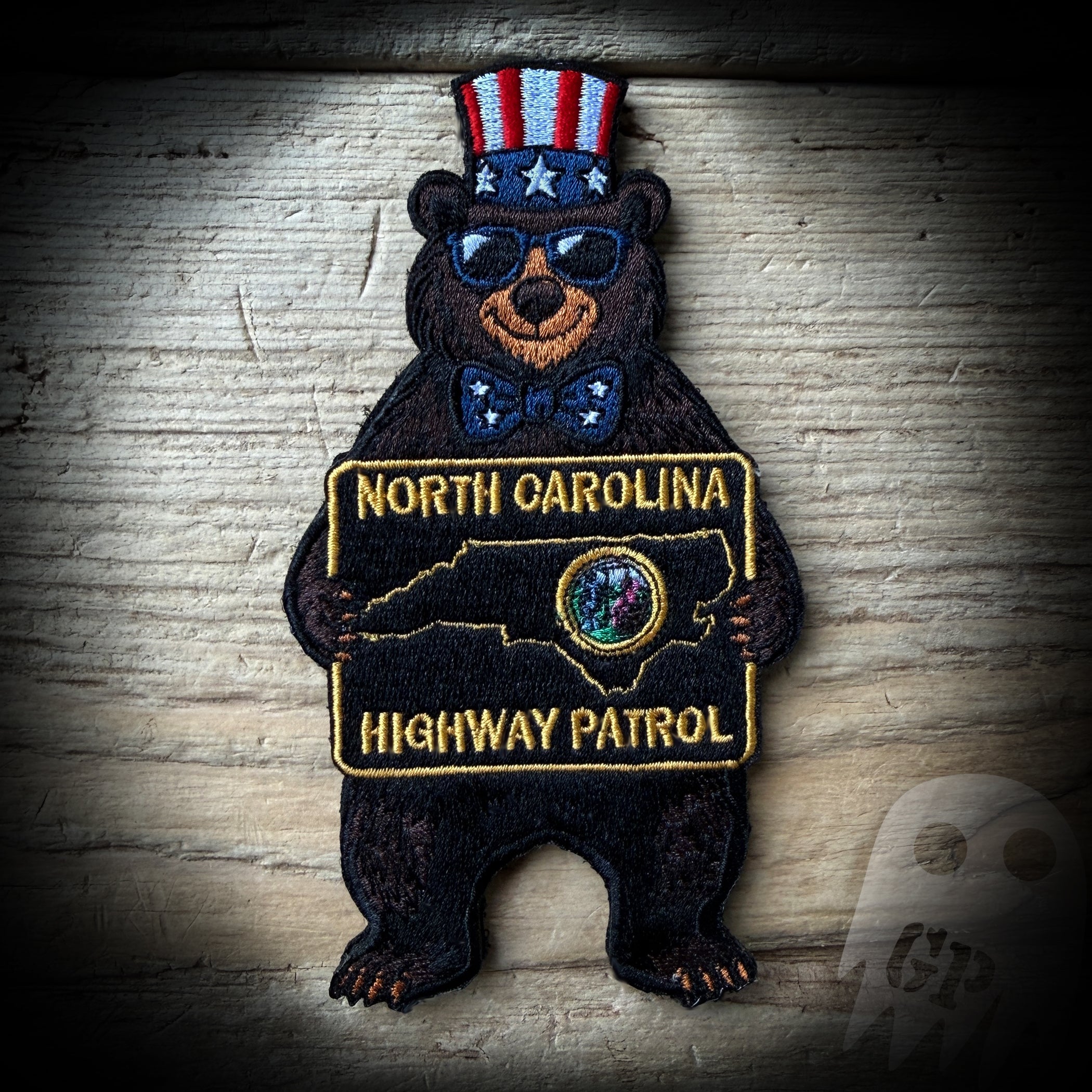 Patriotic - North Carolina Highway Patrol Patriotic Patch