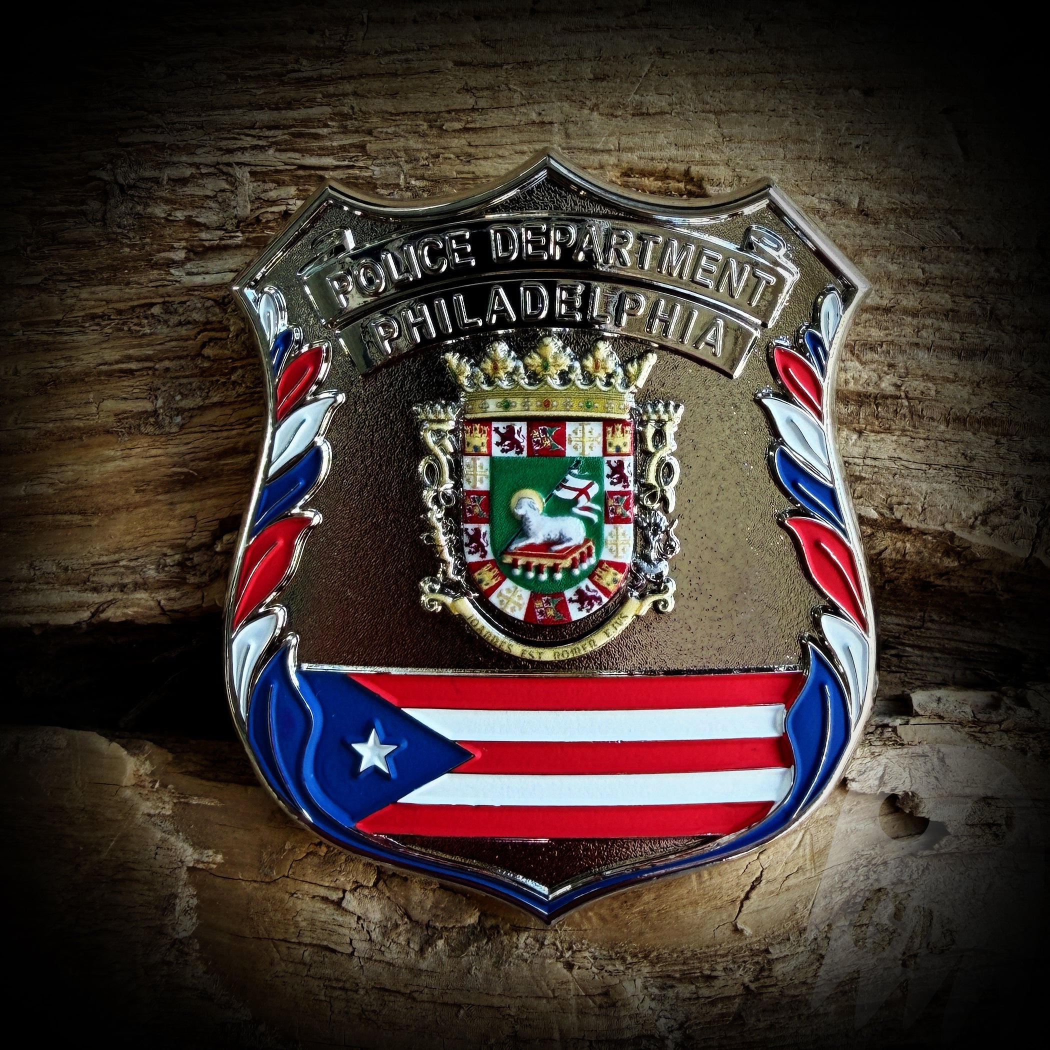 Philadelphia, PA PD Puerto Rico Badge