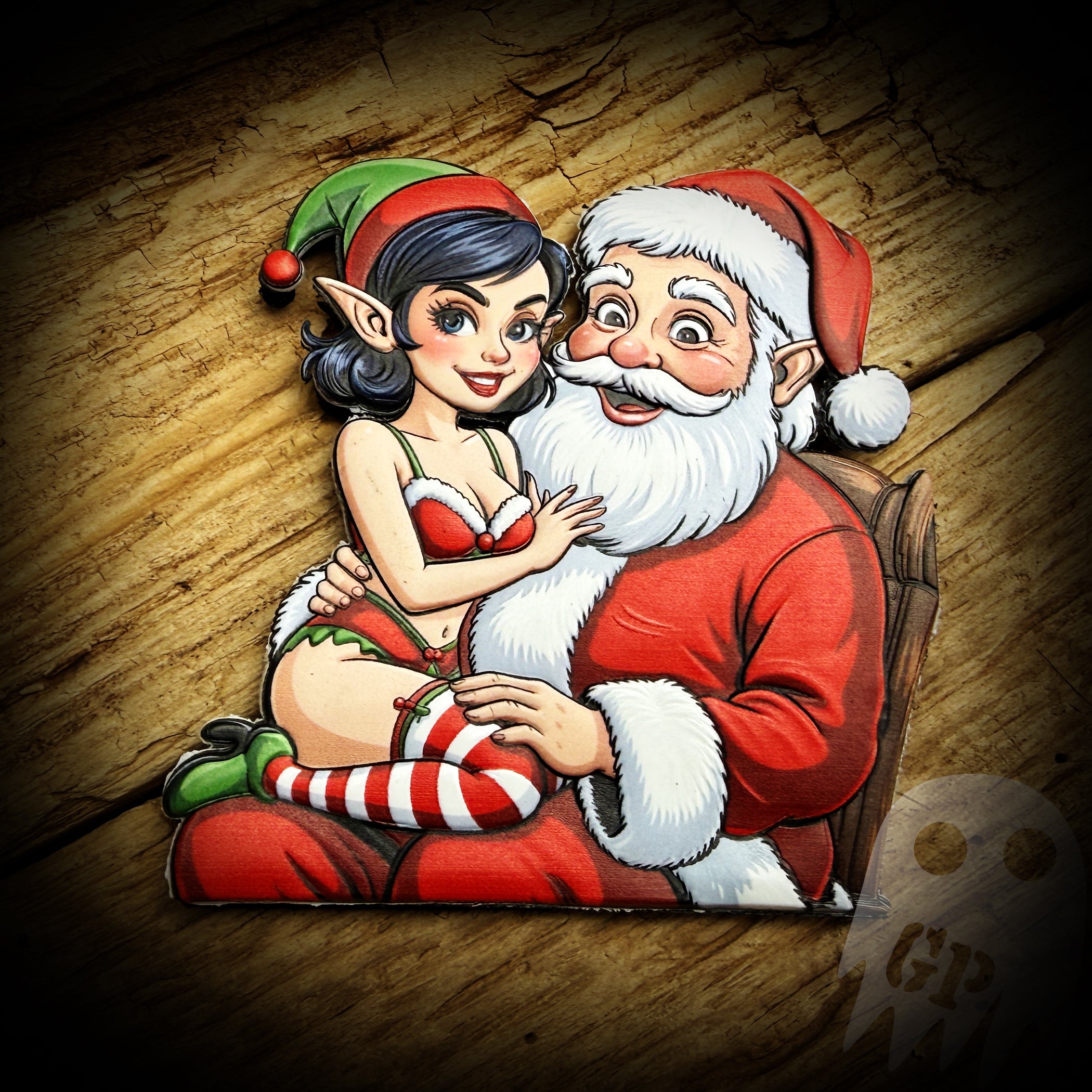 #17 Pin Up Girl XGP - Christmas - Santa and His Helper Elf
