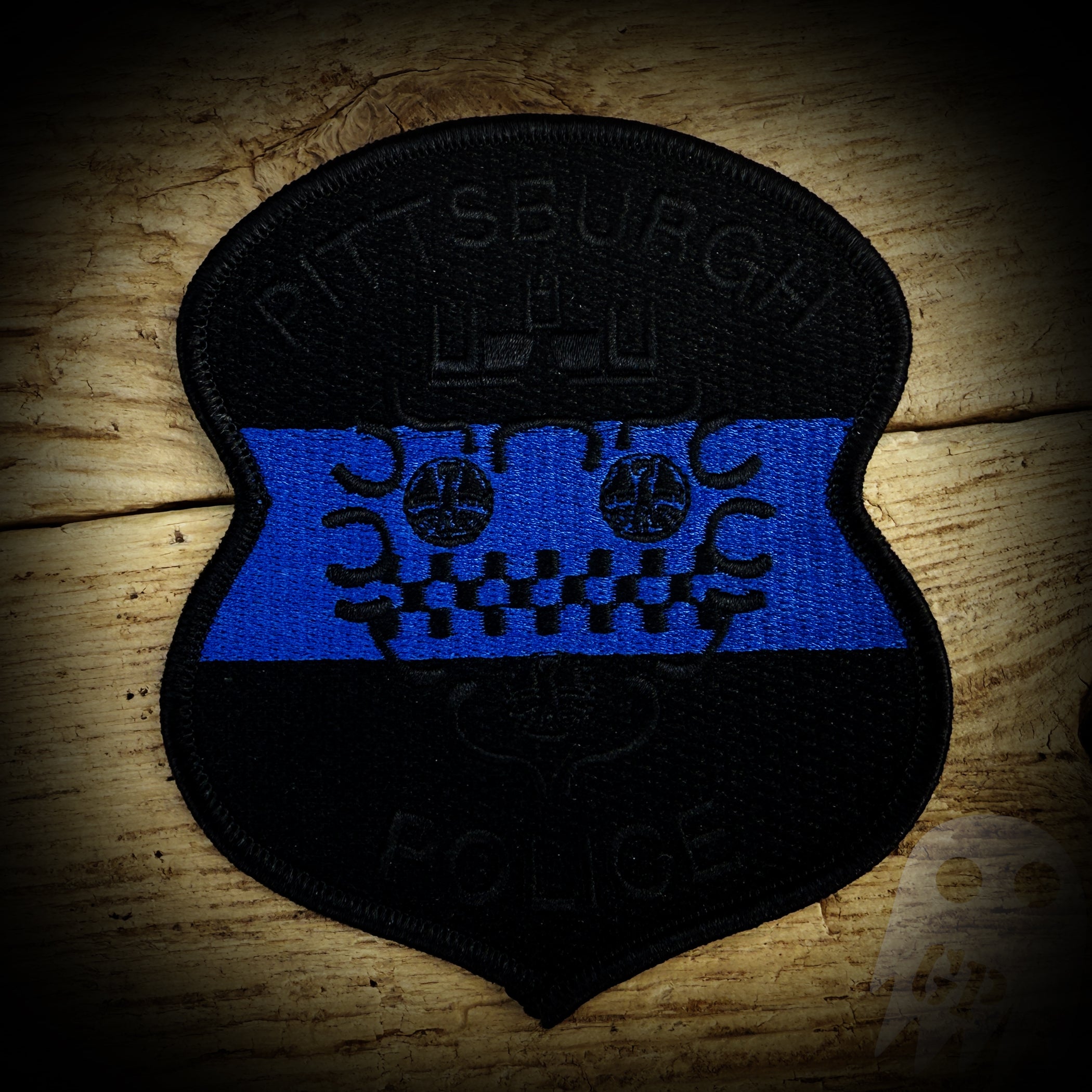 Thin Blue Line - Pittsburgh, PA PD Police Memorial Patch