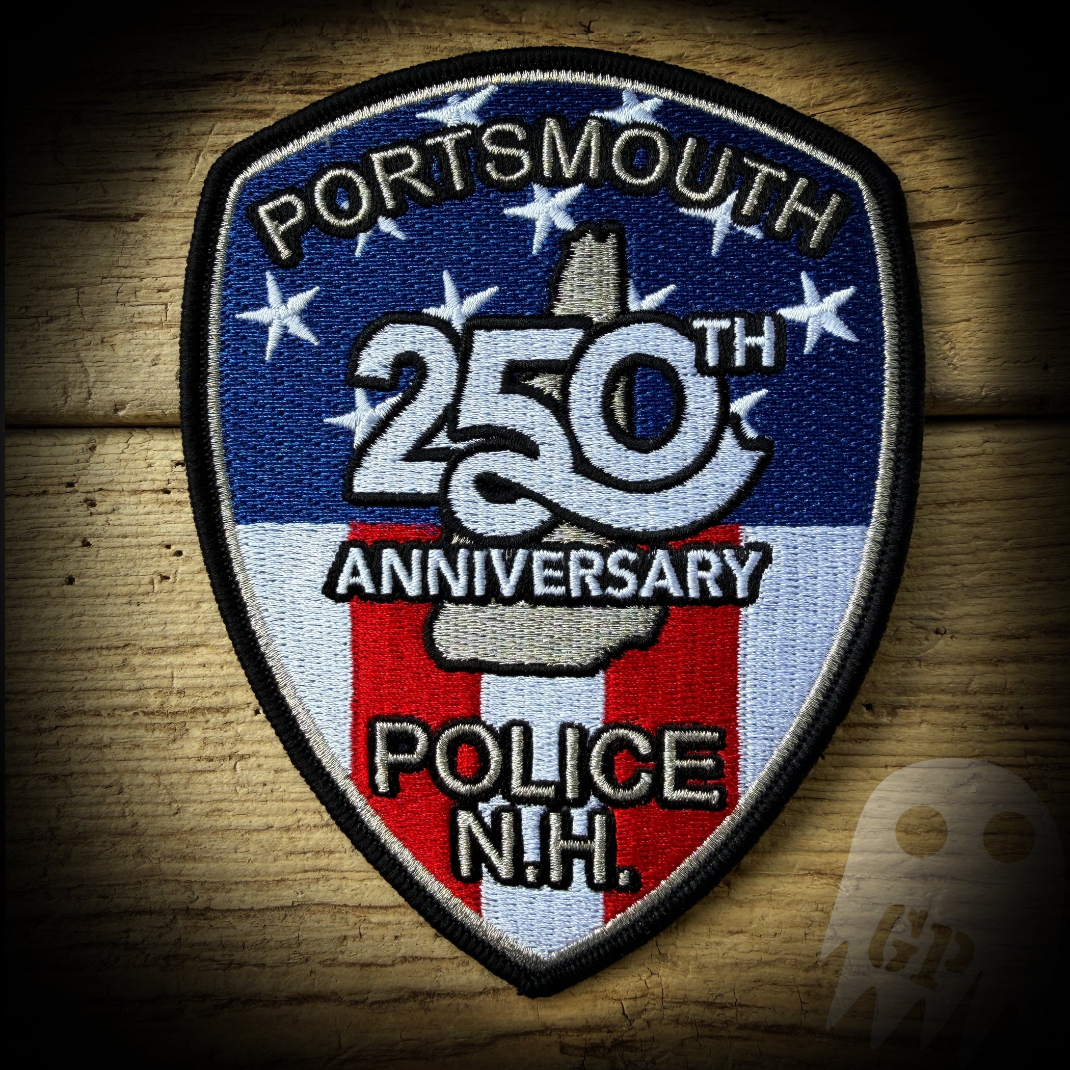 250th America - Portsmouth, NH PD 250th Anniversary of America Patch