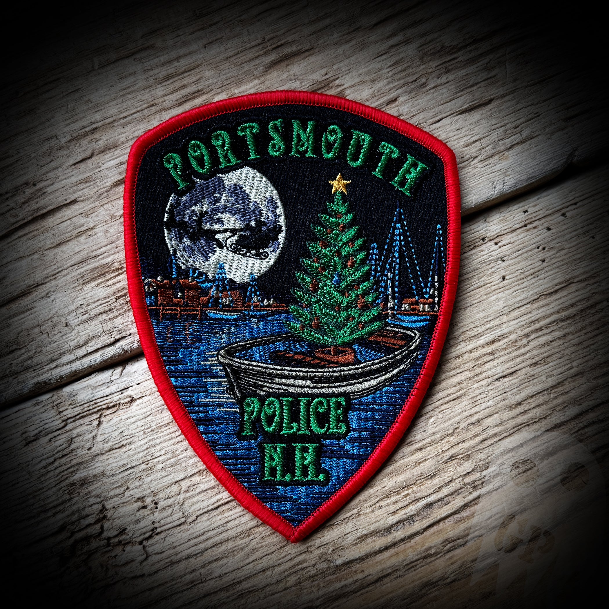 2025 Christmas - Portsmouth, NH PD 2025 Christmas Patch