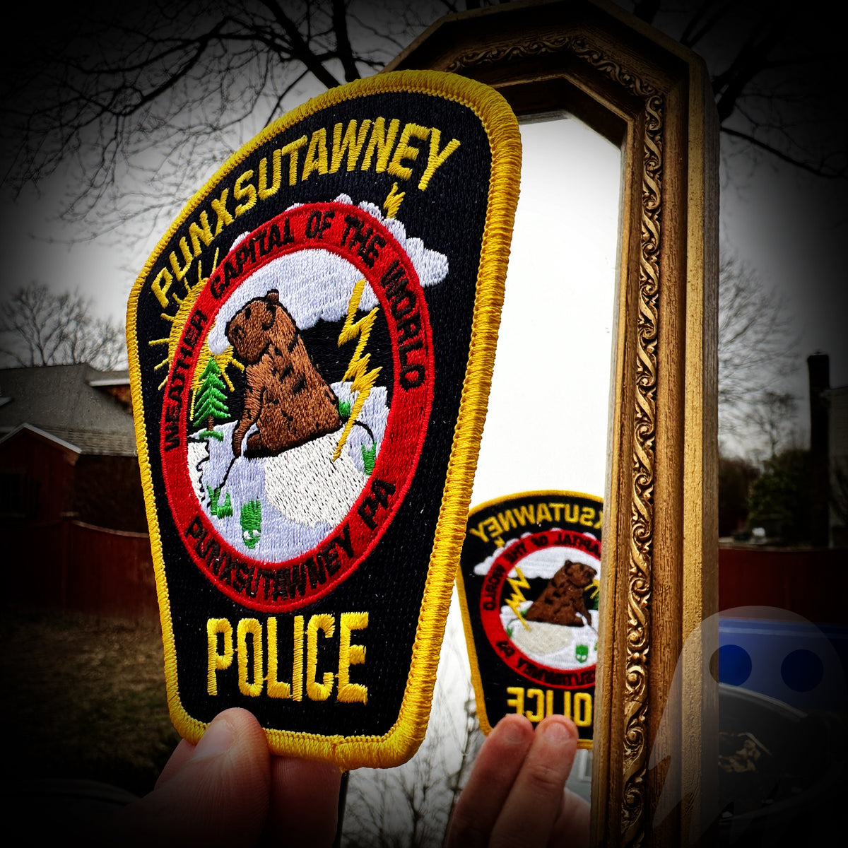 34 2024 DOUBLE SIDED Punxsutawney, PA Police Department Groundhog D