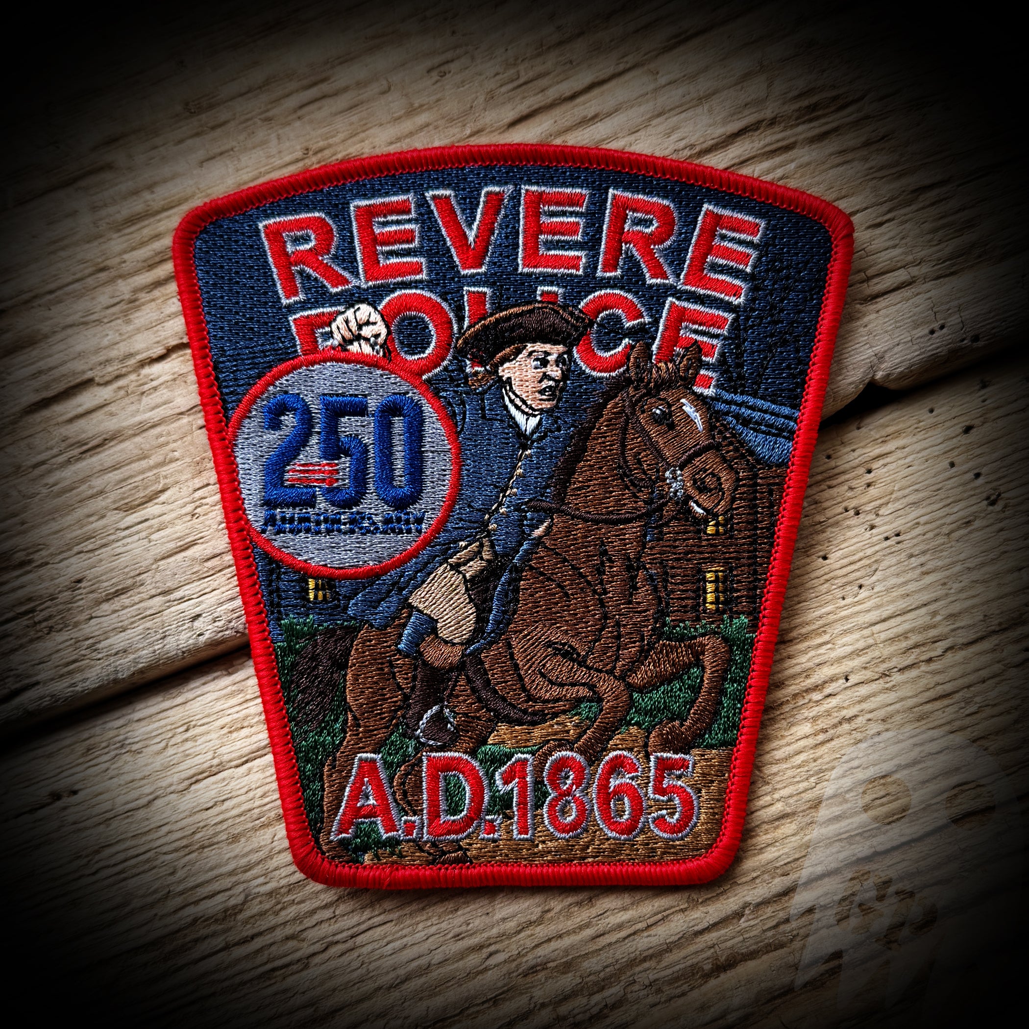 250th America PATCH - Revere, MA PD 250th Anniversary of America Patch