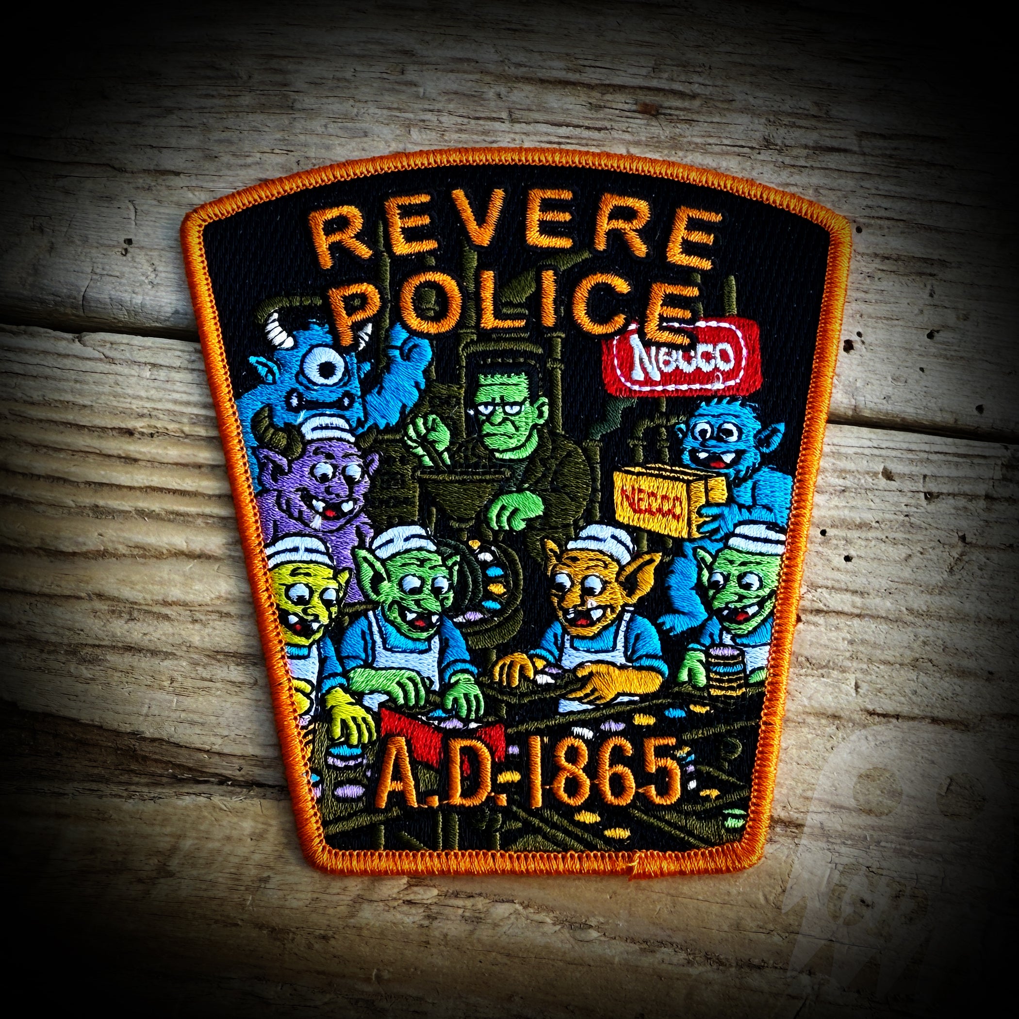 2025 Halloween - Revere, MA Police 2025 Halloween Patch