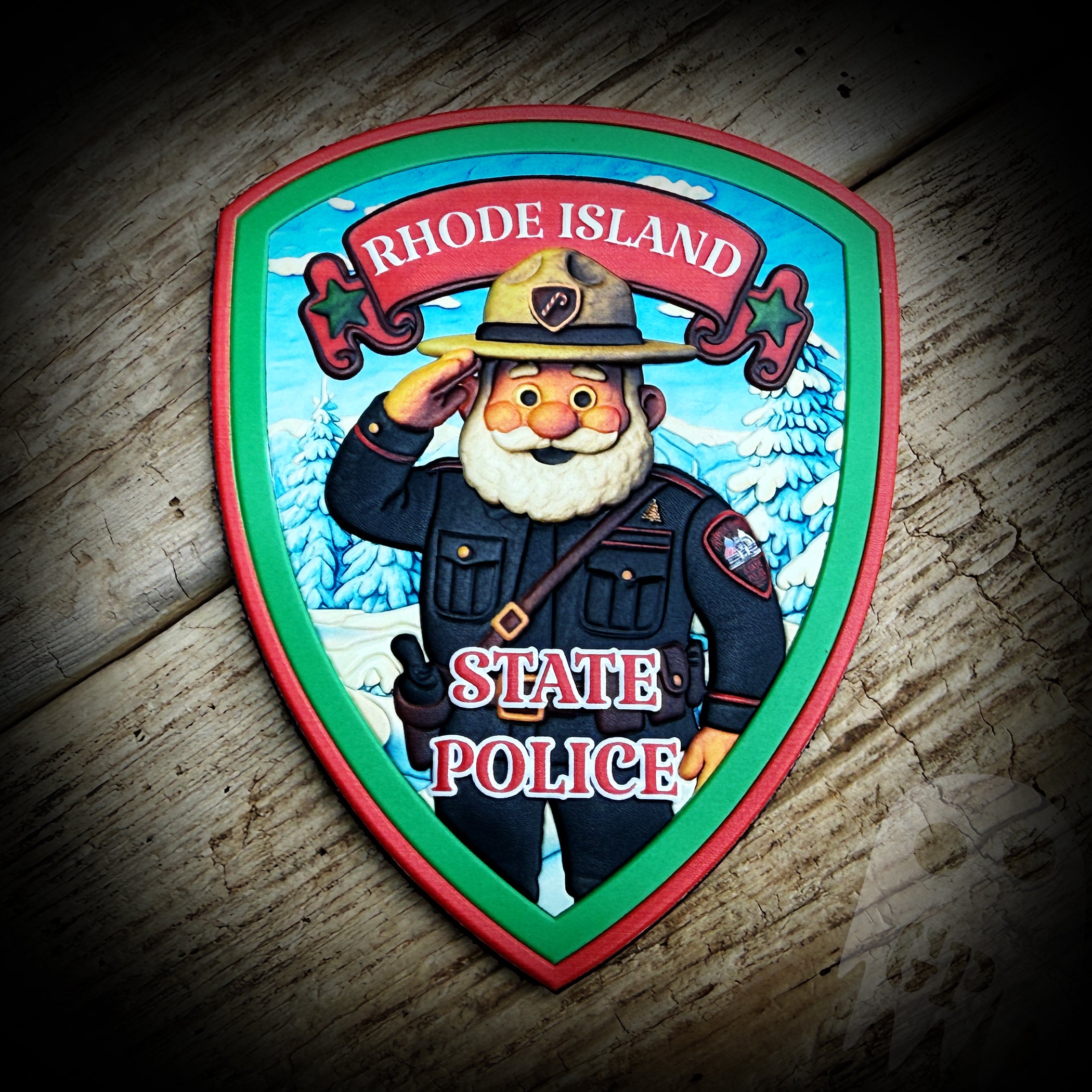 2025 Christmas - Rhode Island State Police 2025 Christmas Patch