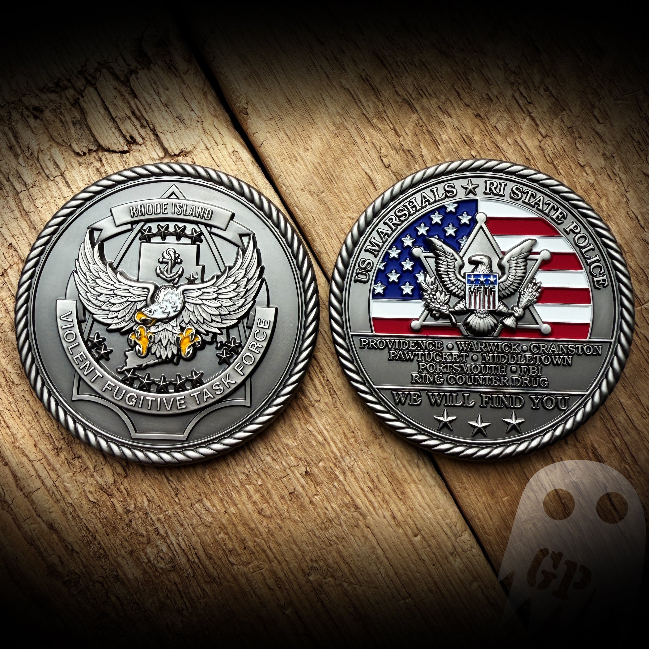 Rhode Island Violent Fugitive Task Force Coin