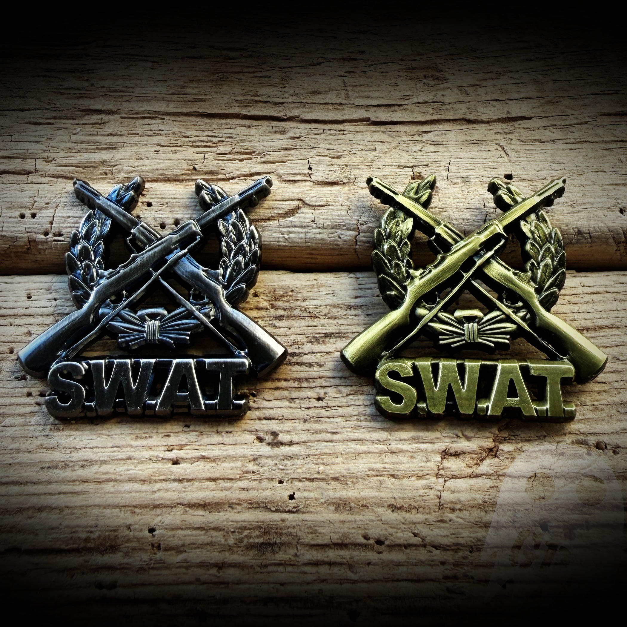 SWAT Crossed Rifles Pin Insignia