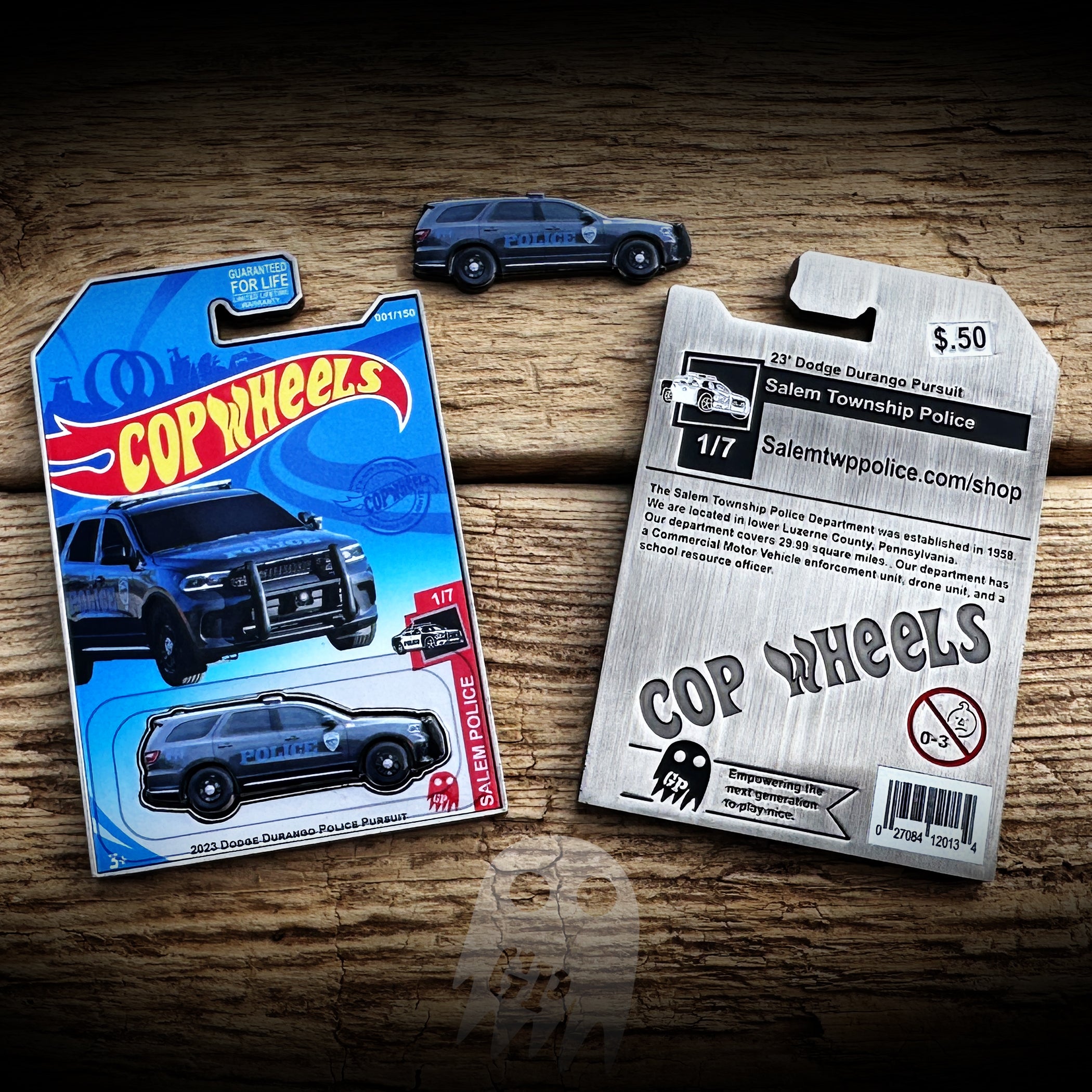 SUV - Salem Township, PA PD Cop Wheels Coin