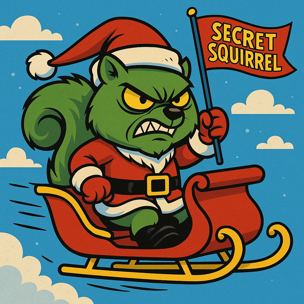 2025 Christmas - San Bernardino County Sheriff 2025 Christmas SECRET SQUIRREL Patch (NOT PHOTO SHOWN)