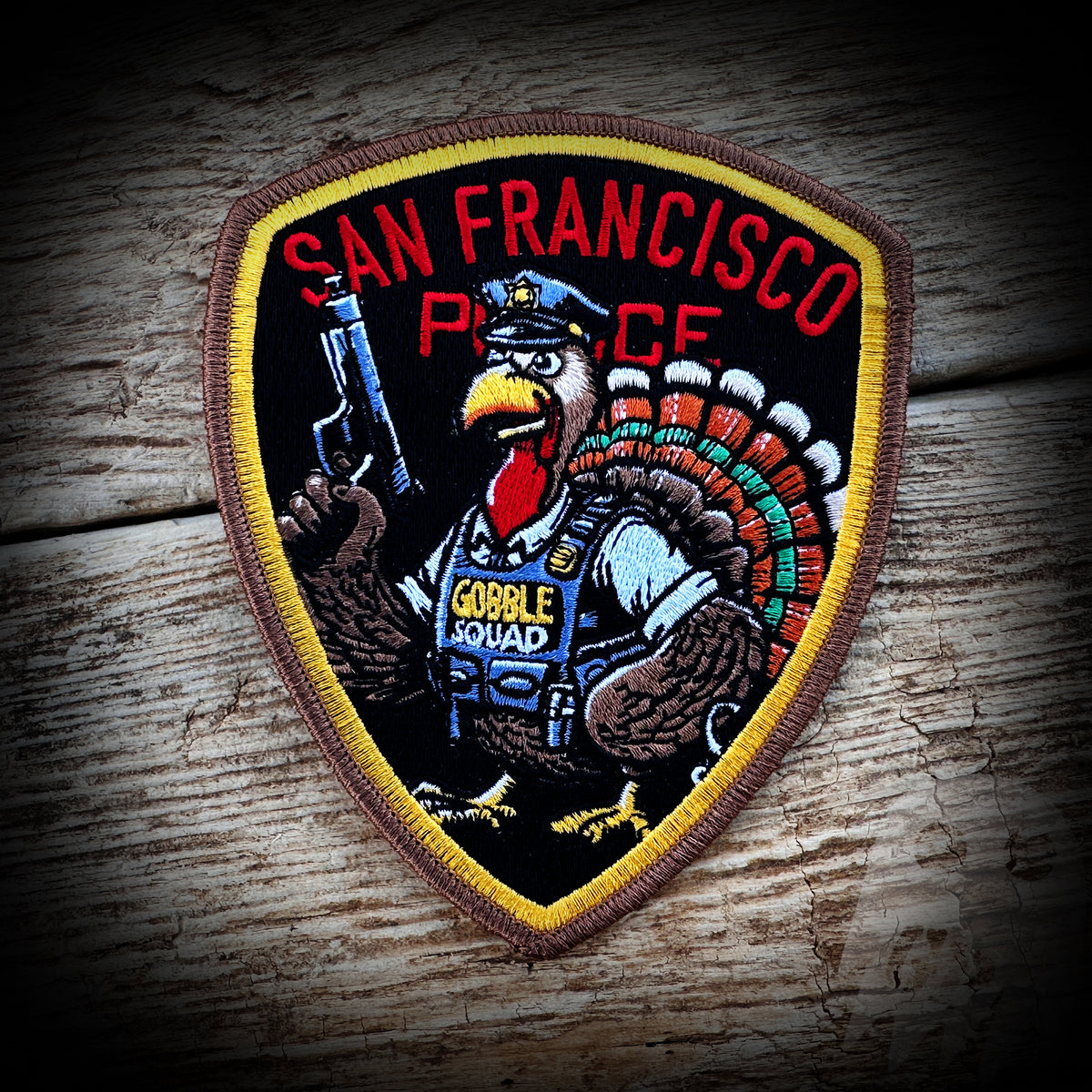 San Francisco, CA PD 2023 Thanksgiving Patch GHOST PATCH