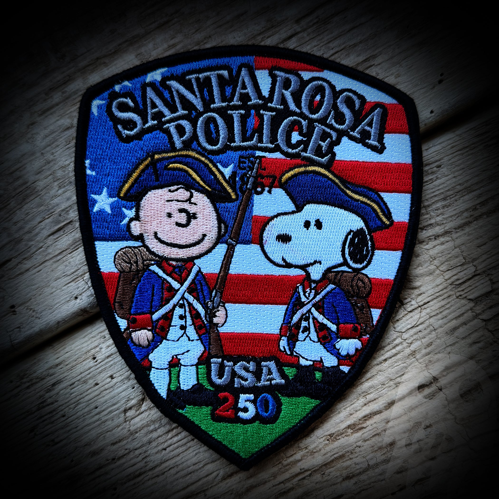 America 250 - Santa Rosa, CA PD Commemorative 250th Anniversary of America Patch