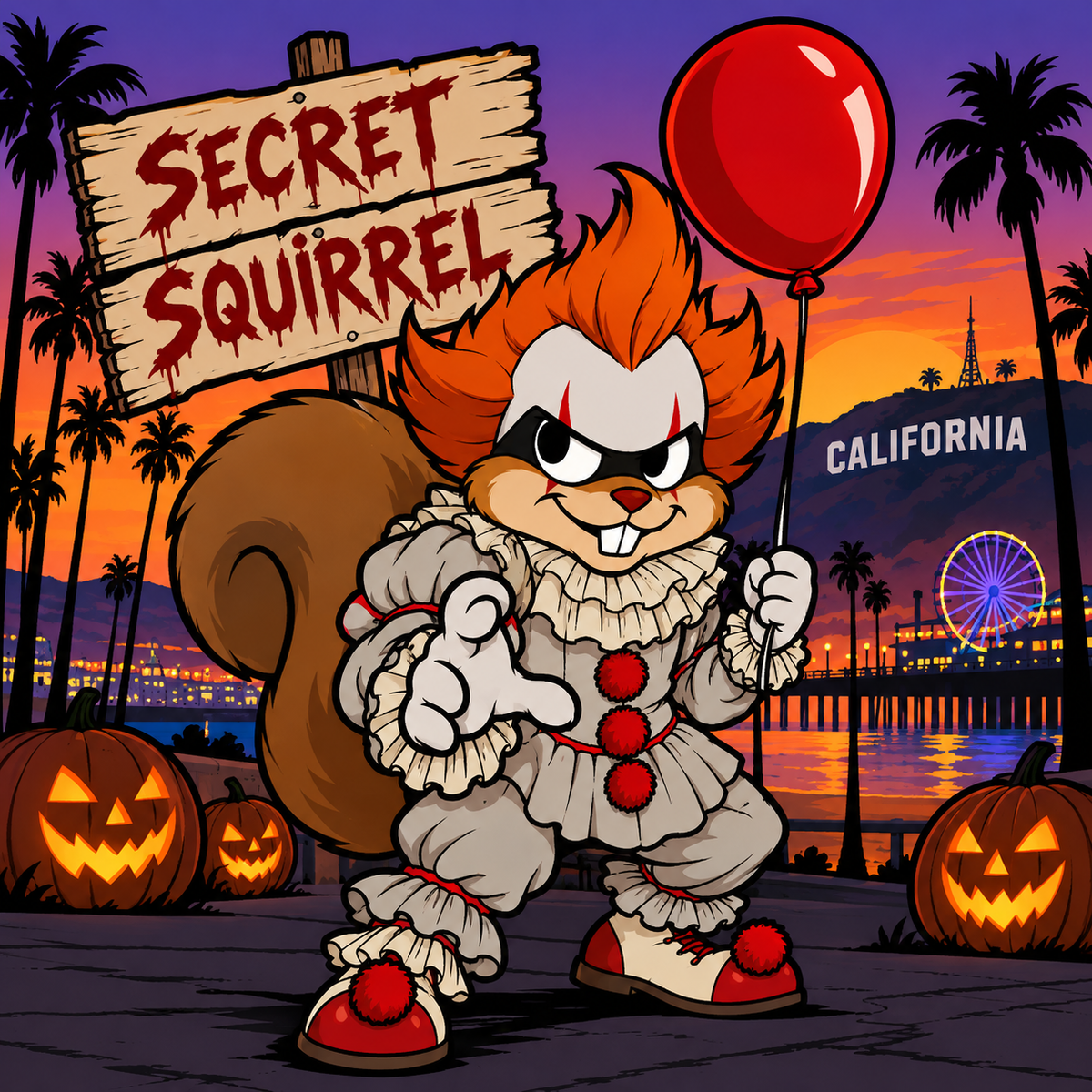 2026 Halloween - California Sheriff Law Enforcement Agency 2026 Sheriff SECRET SQUIRREL Patch (NOT PHOTO SHOWN)