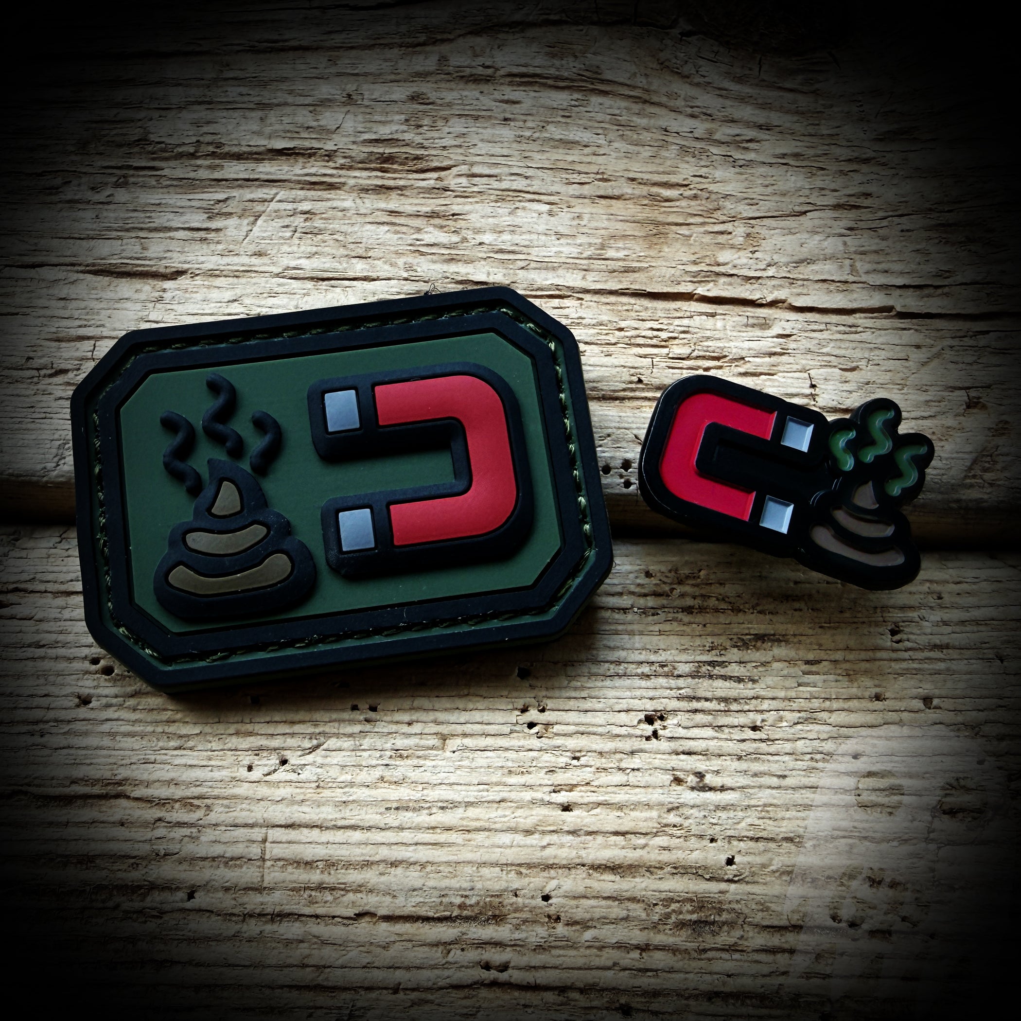 Shit Magnet PVC and Pin