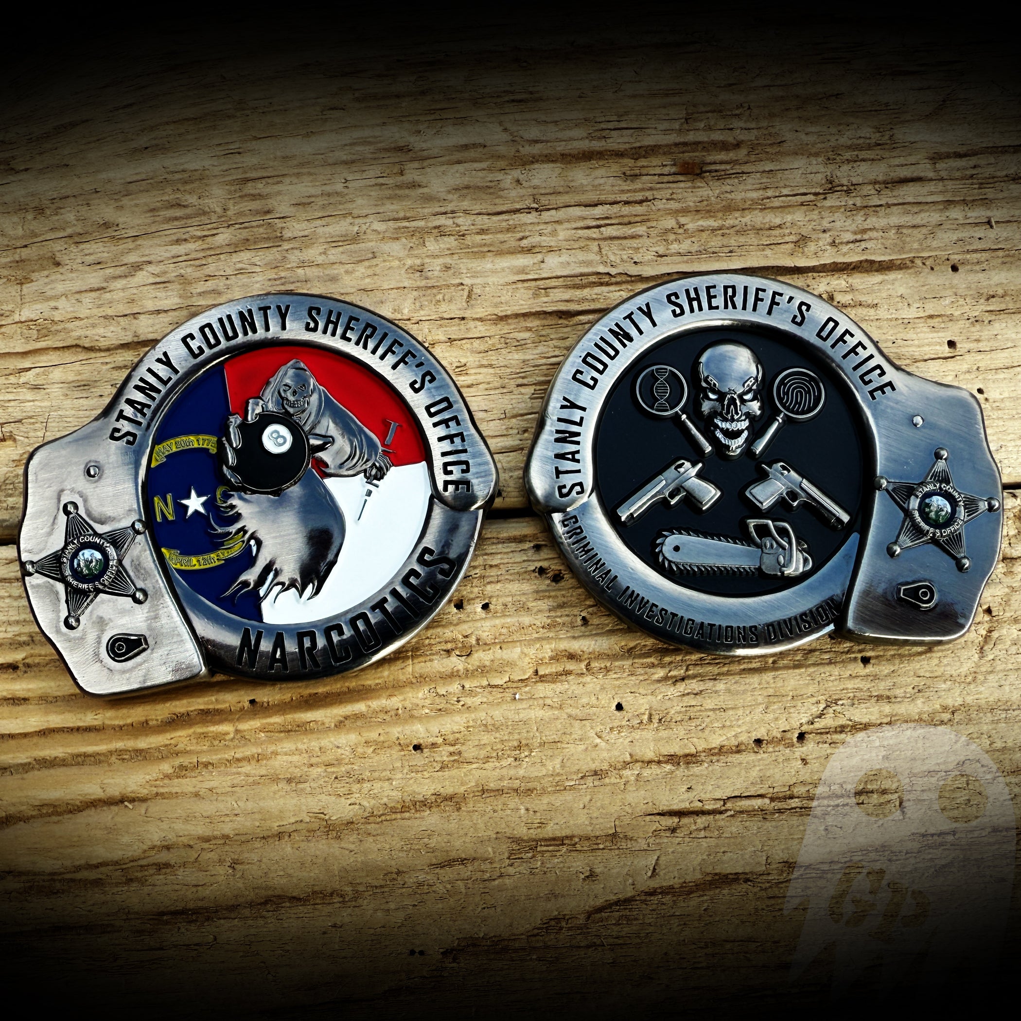 Stanly County, NC Sheriff's Office CID Handcuff Coin