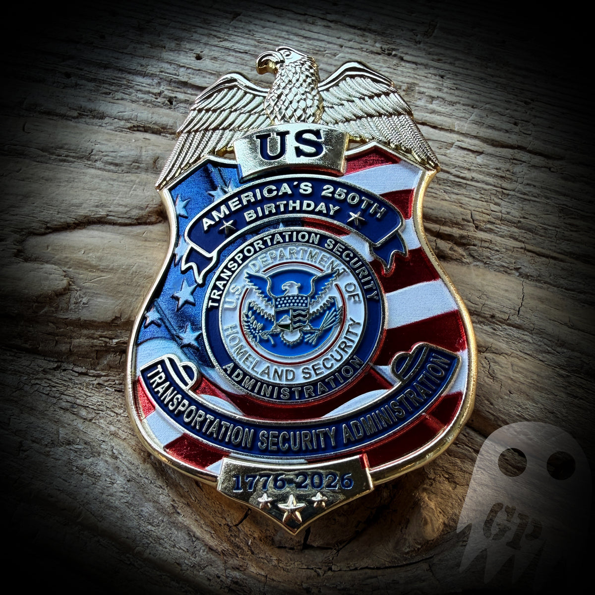 250th America - TSA 250th Anniversary of America Badge
