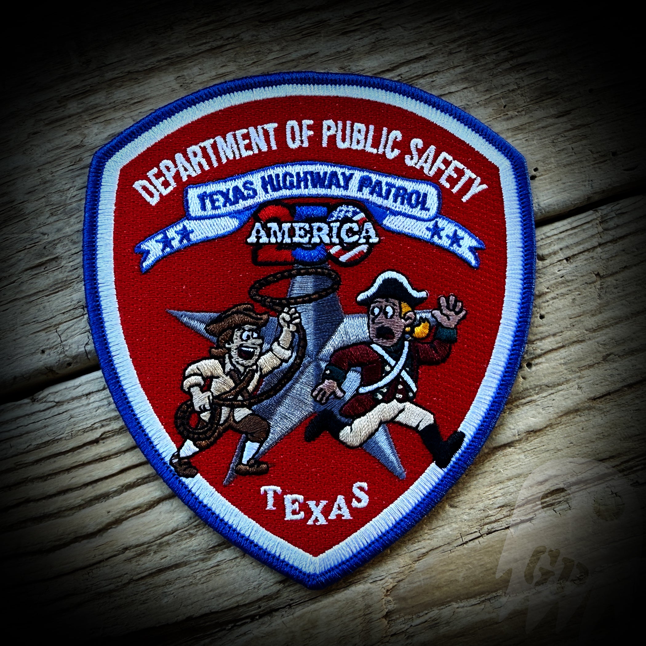 Patch America 250 - Texas Highway Patrol Commemorative 250th Anniversary of America Patch