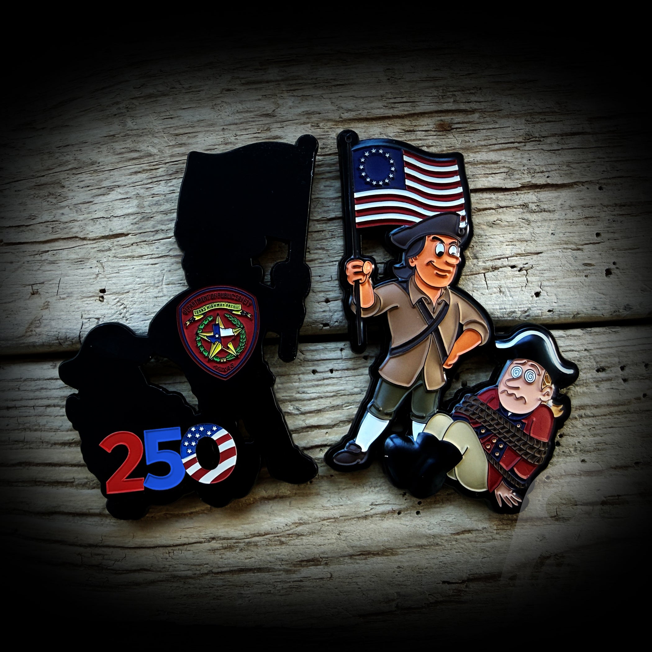 COIN 250th America - Texas Highway Patrol 250th Anniversary of America Coin