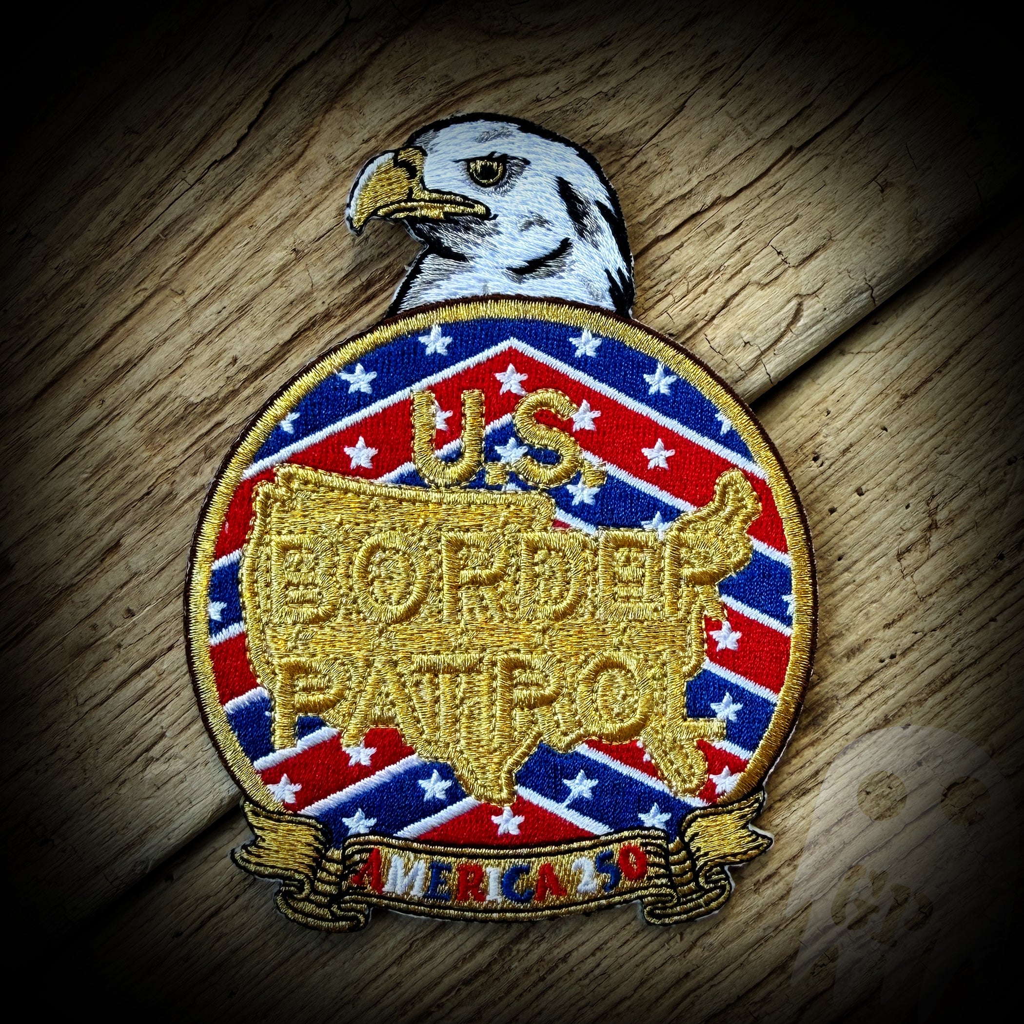 America 250 PATCH - US Border Patrol Commemorative 250th Anniversary of America Patch