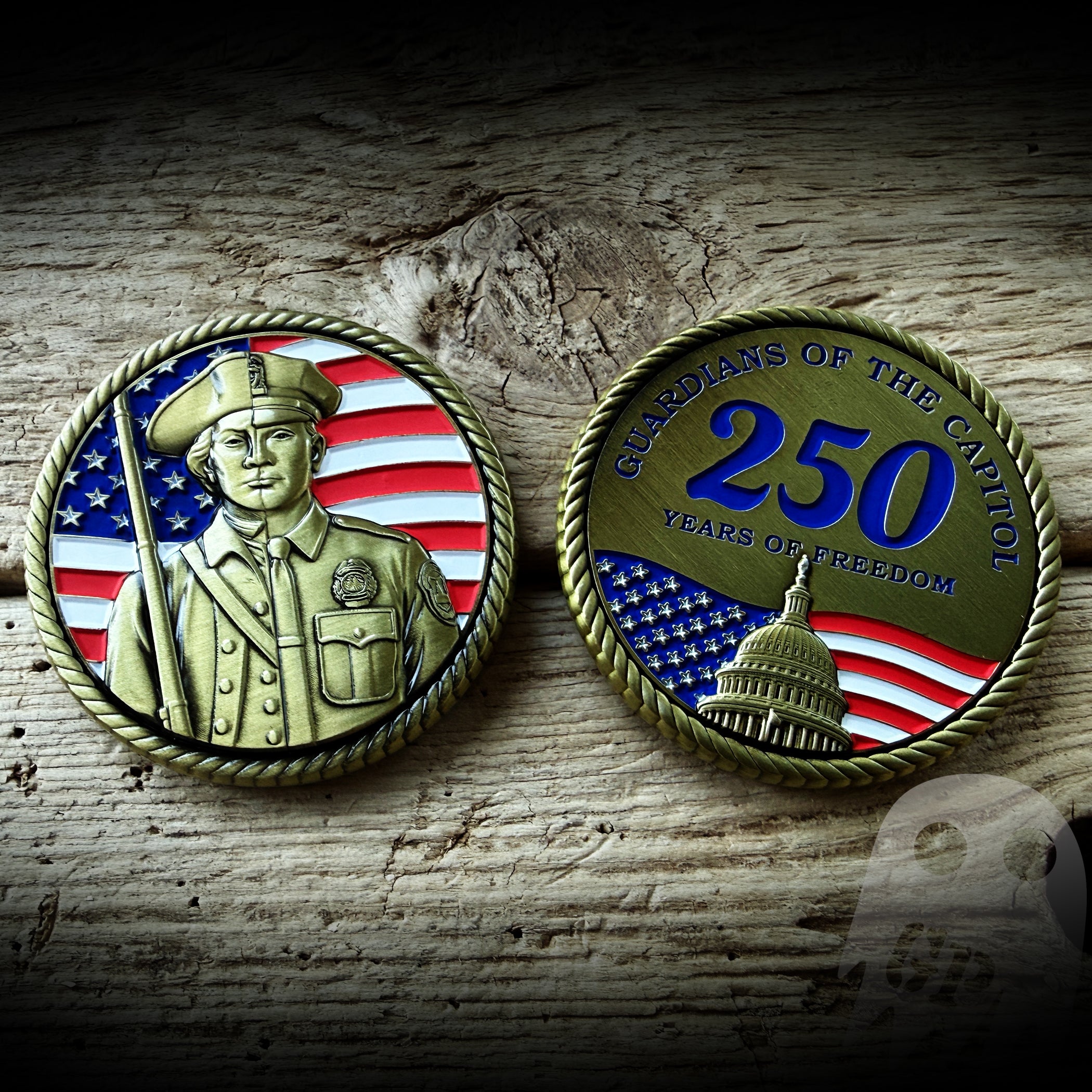 COIN 250th America - US Capitol Police 250th Anniversary of America Coin