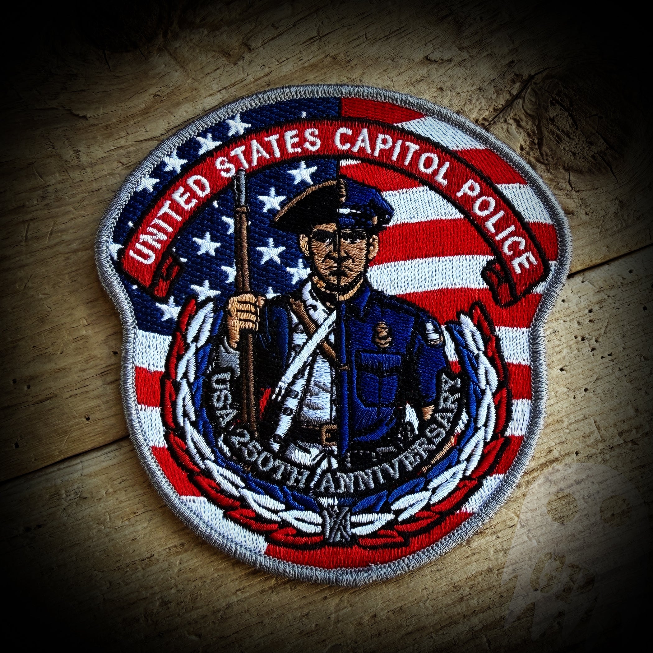 PATCH 250th America - US Capitol Police 250th Anniversary of America Patch