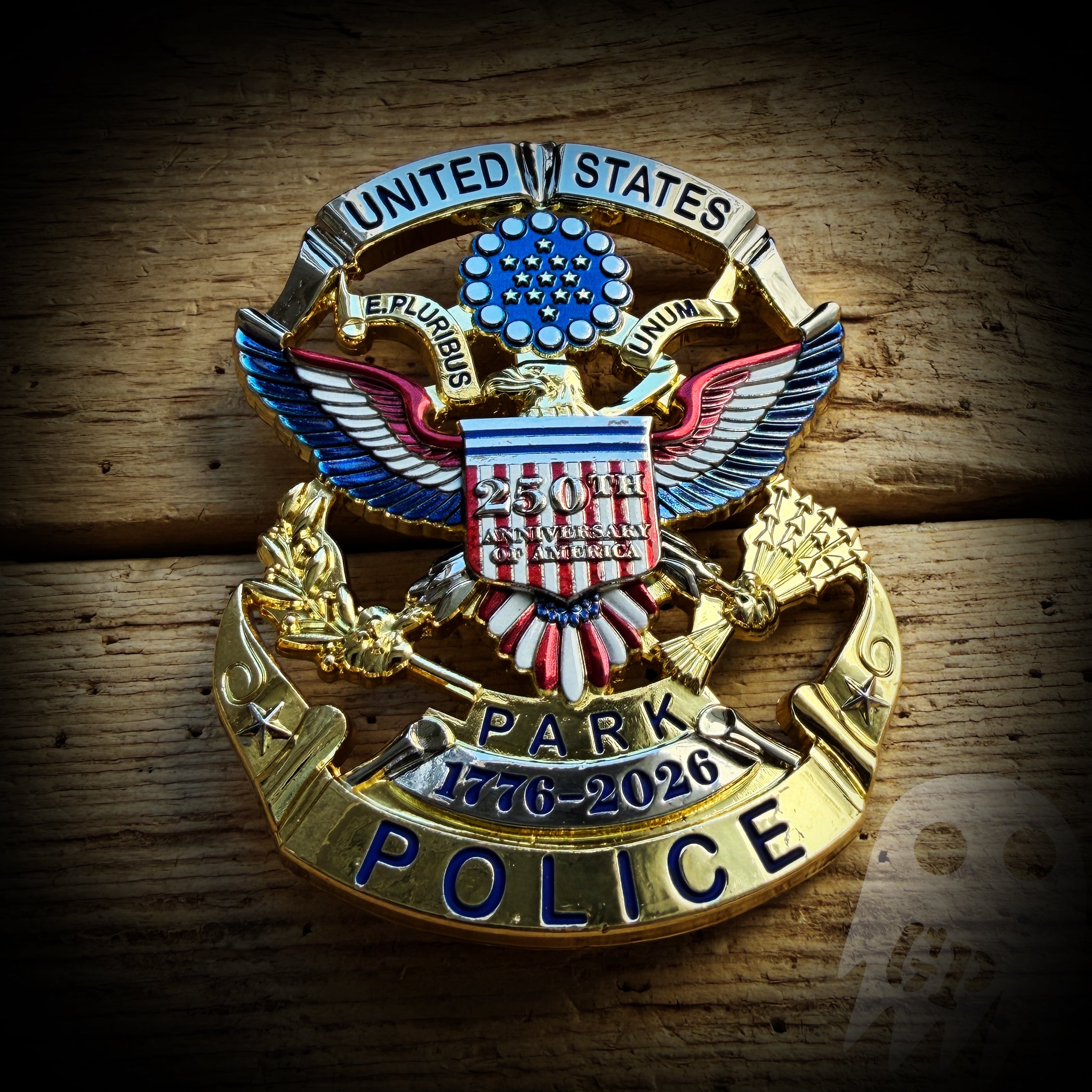Badge 250th America - US Park Police Commemorative 250th Anniversary of America Badge