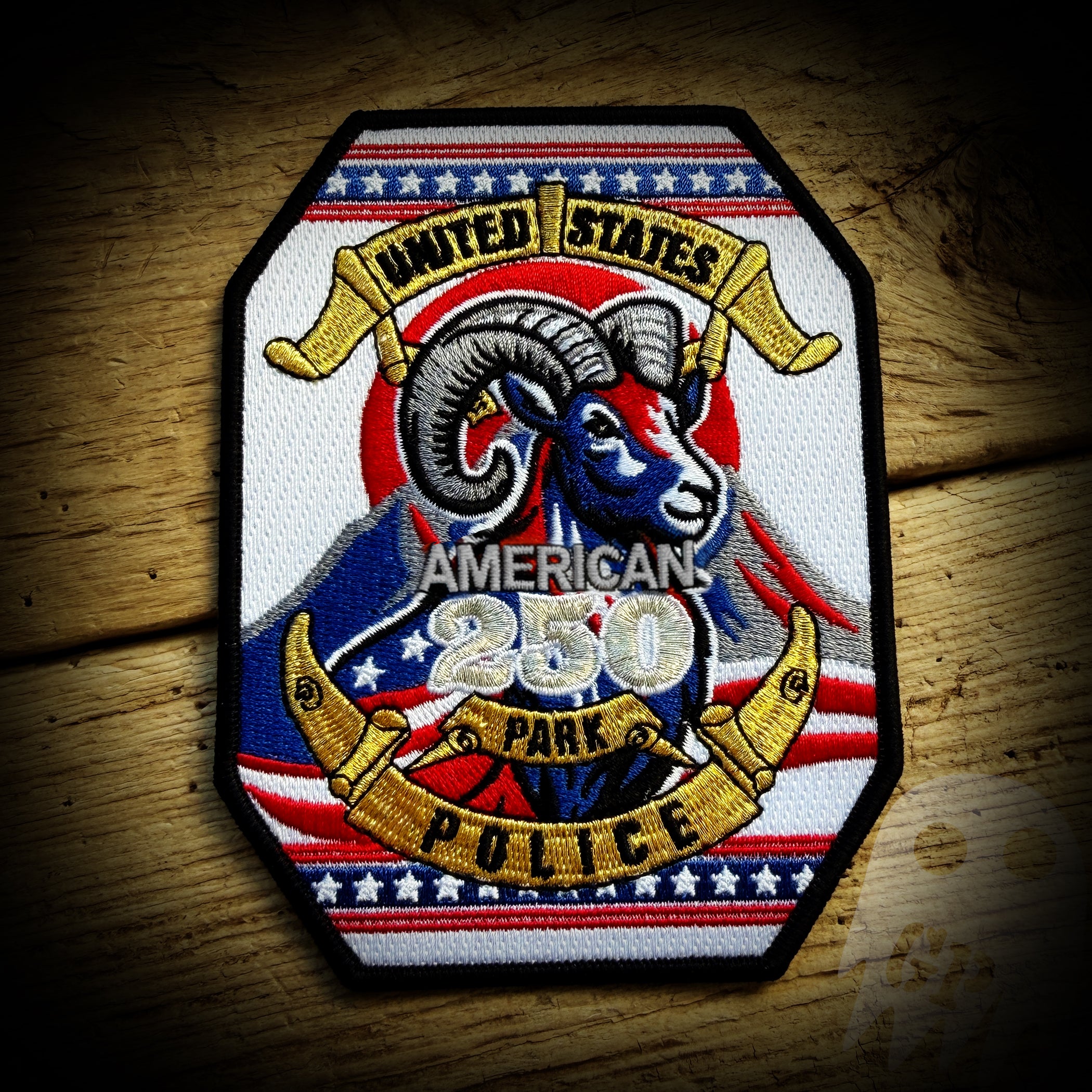 250th America STANDARD PATCH - US Park Police 250th Anniversary of America STANDARD Patch